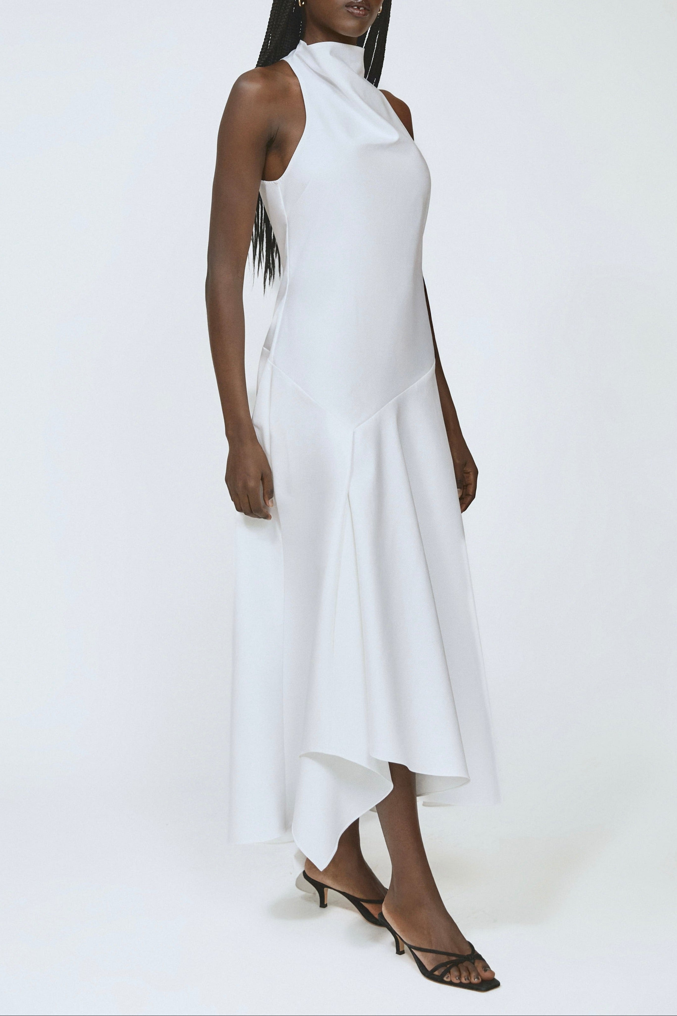 Dropped & Dramatic Dress