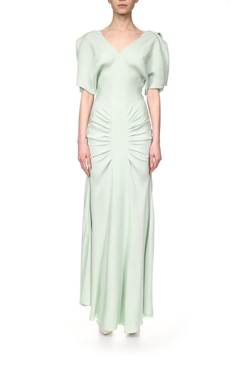 V Neck Asymmetric Dress