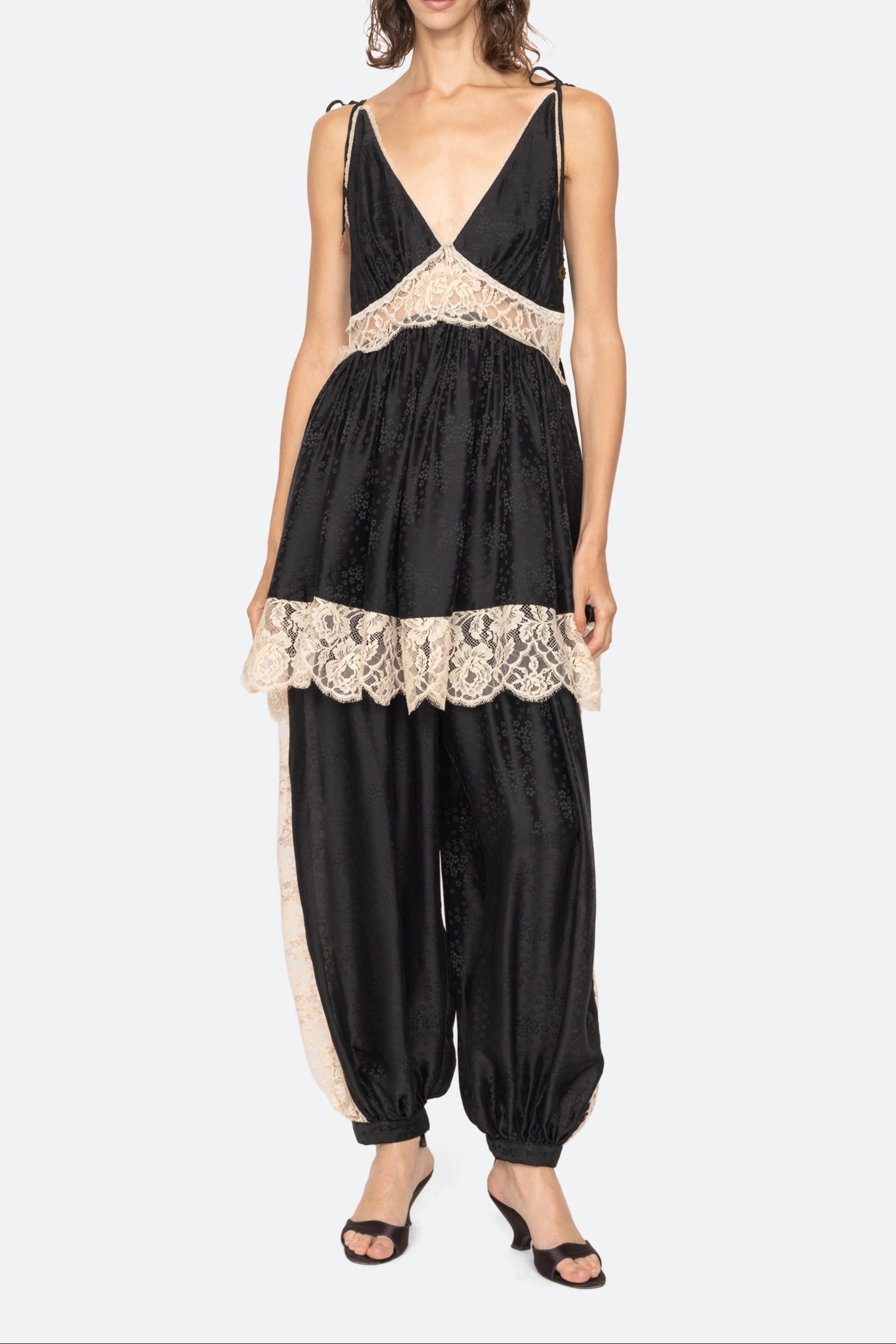 ETHEL SOLID BLOOMER PANTS (D1)