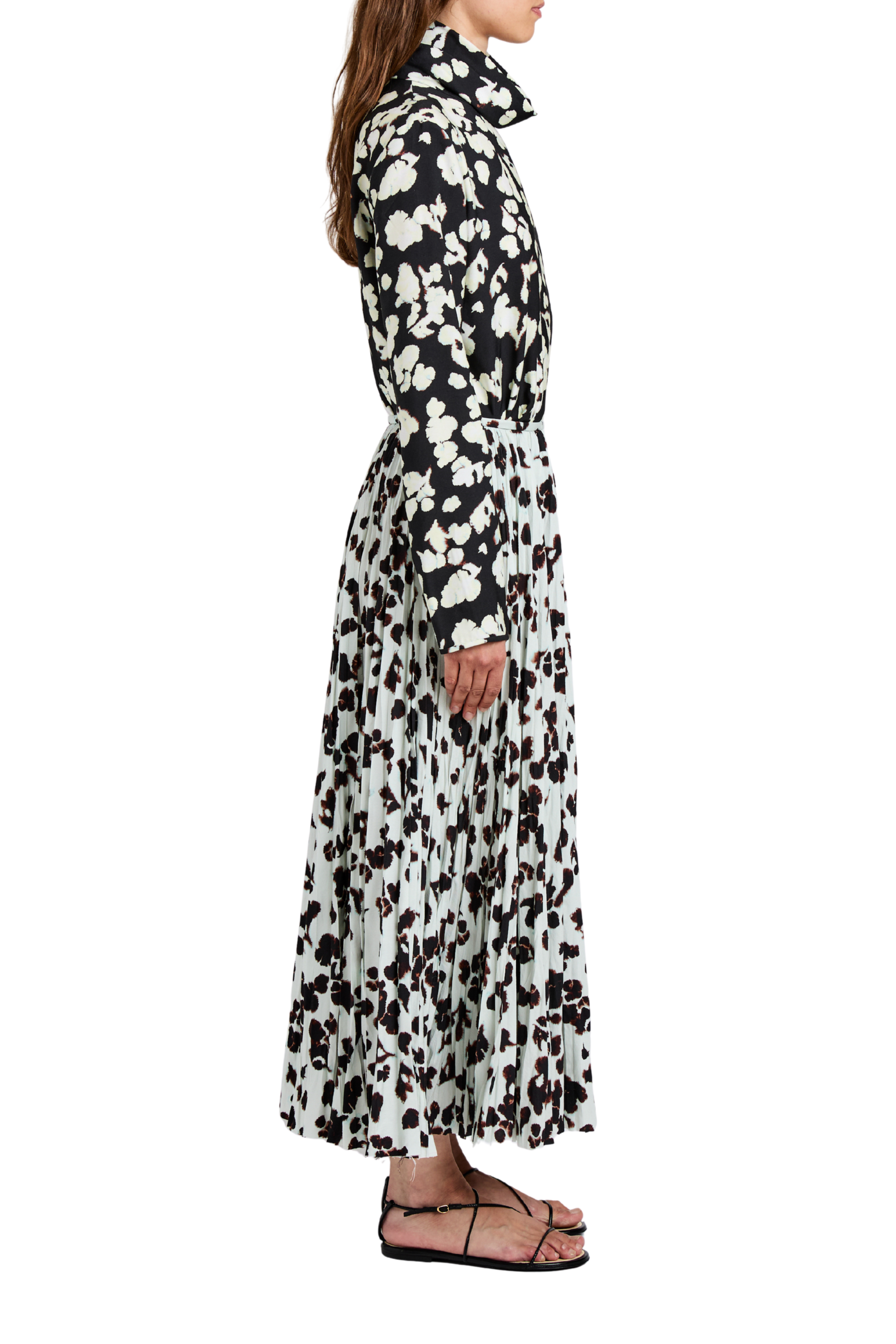 Runa Skirt In Printed Soft Twill