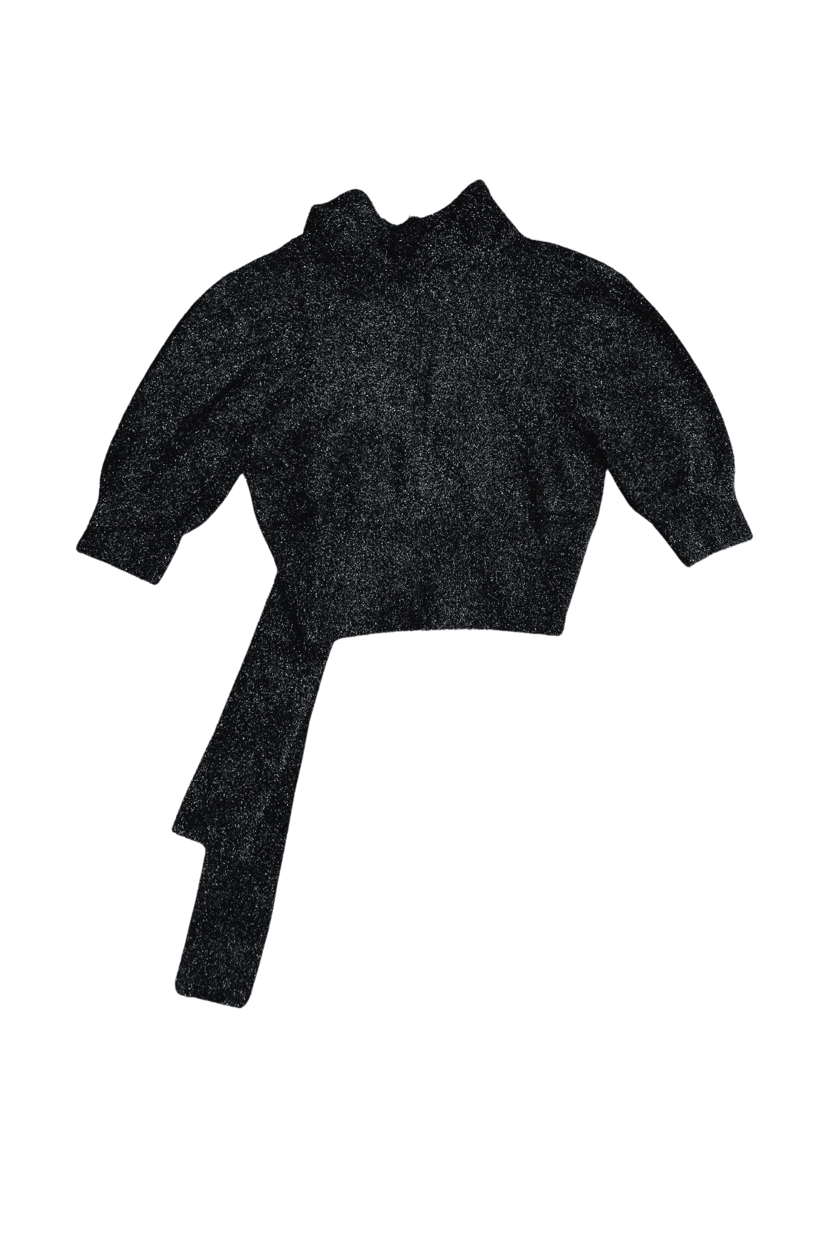 CHRISTOPHER JOHN ROGERS EXCLUSIVE Tinsel Scarf Neck Sweater