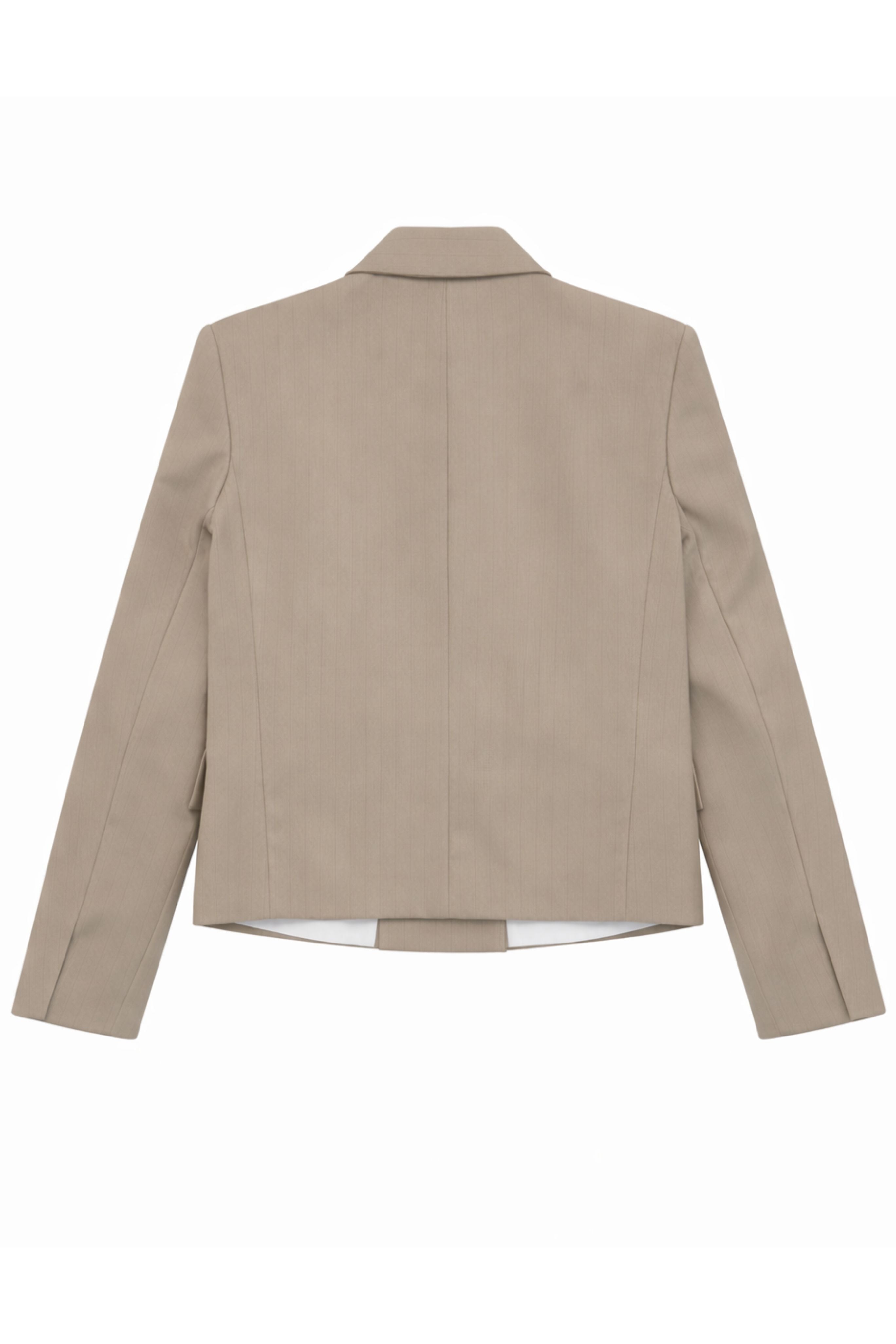 Tuxedo Blazer - Beige