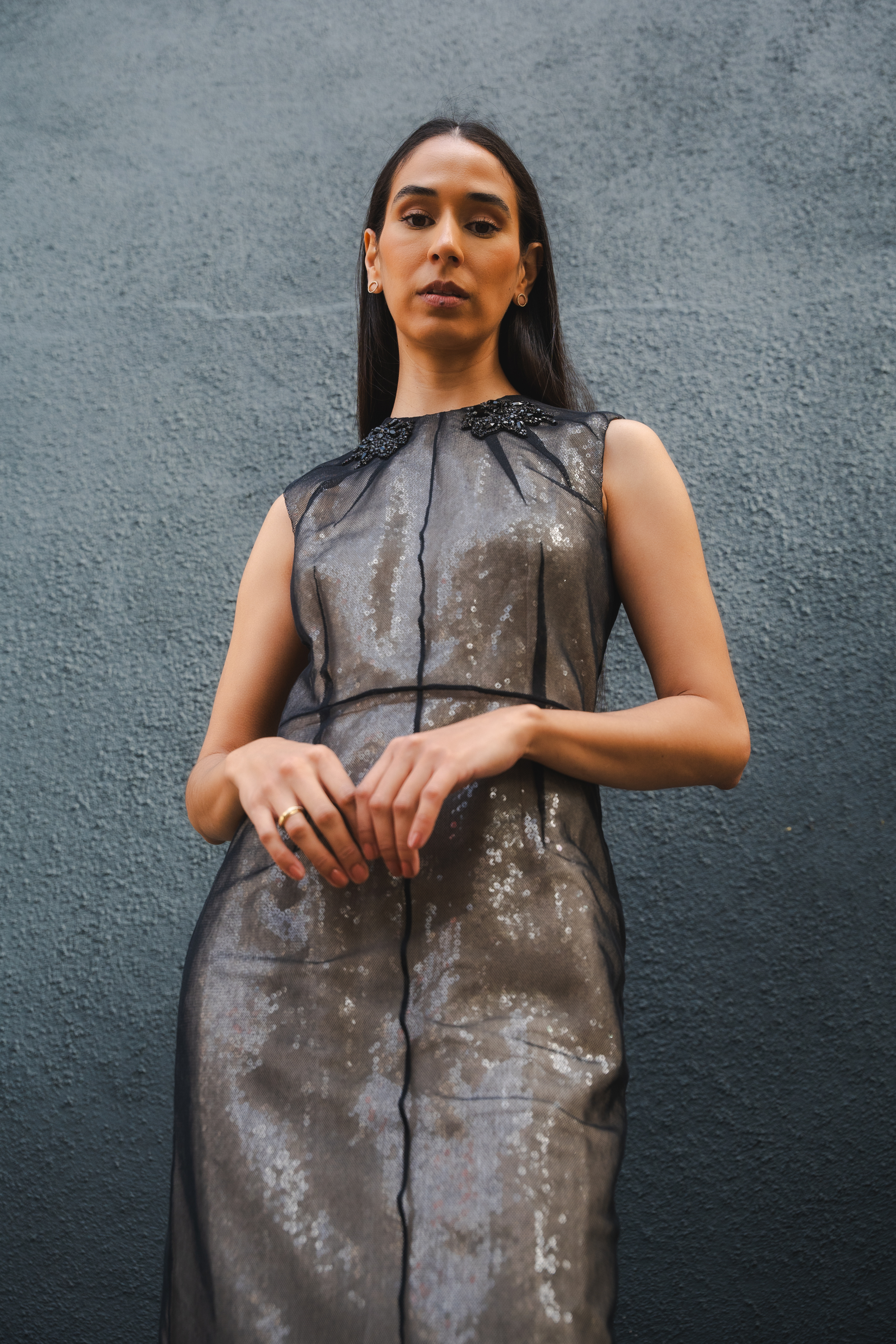 Sleeveless Pencil Midi Dress