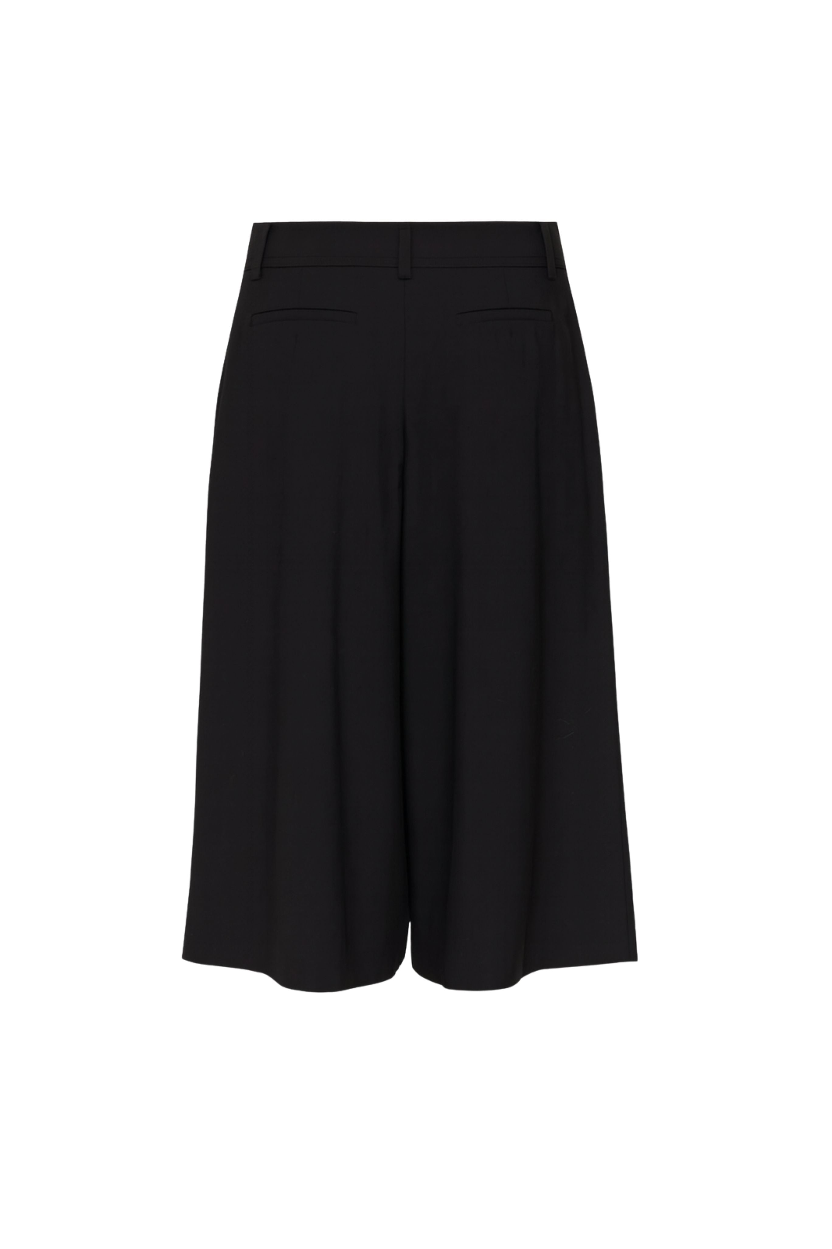 Adeline Wool Suiting Belted Culotte