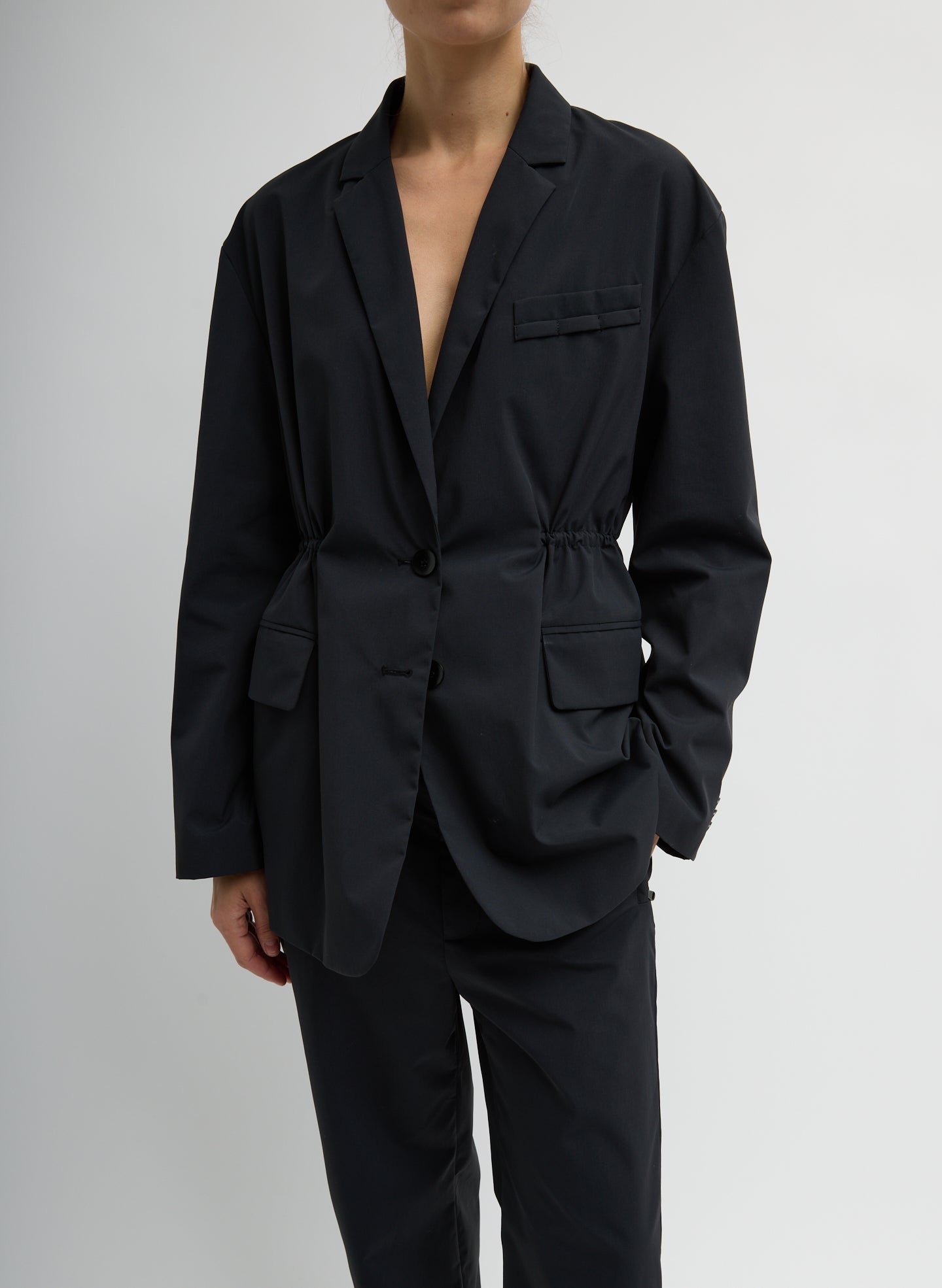 TECH SUITING ANORAK BLAZER WITH ZIP OFF VEST