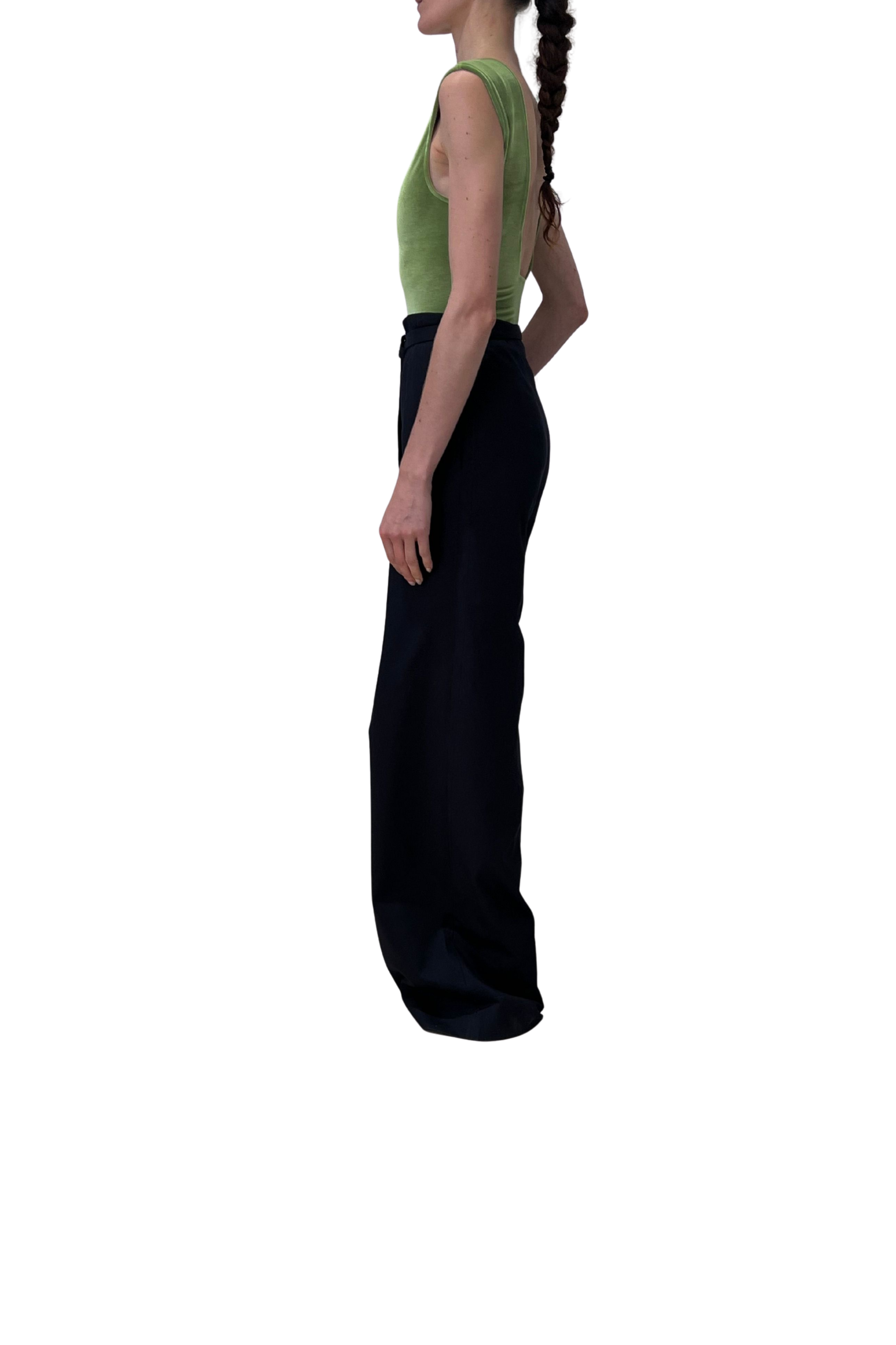 Belted Wide Trousers