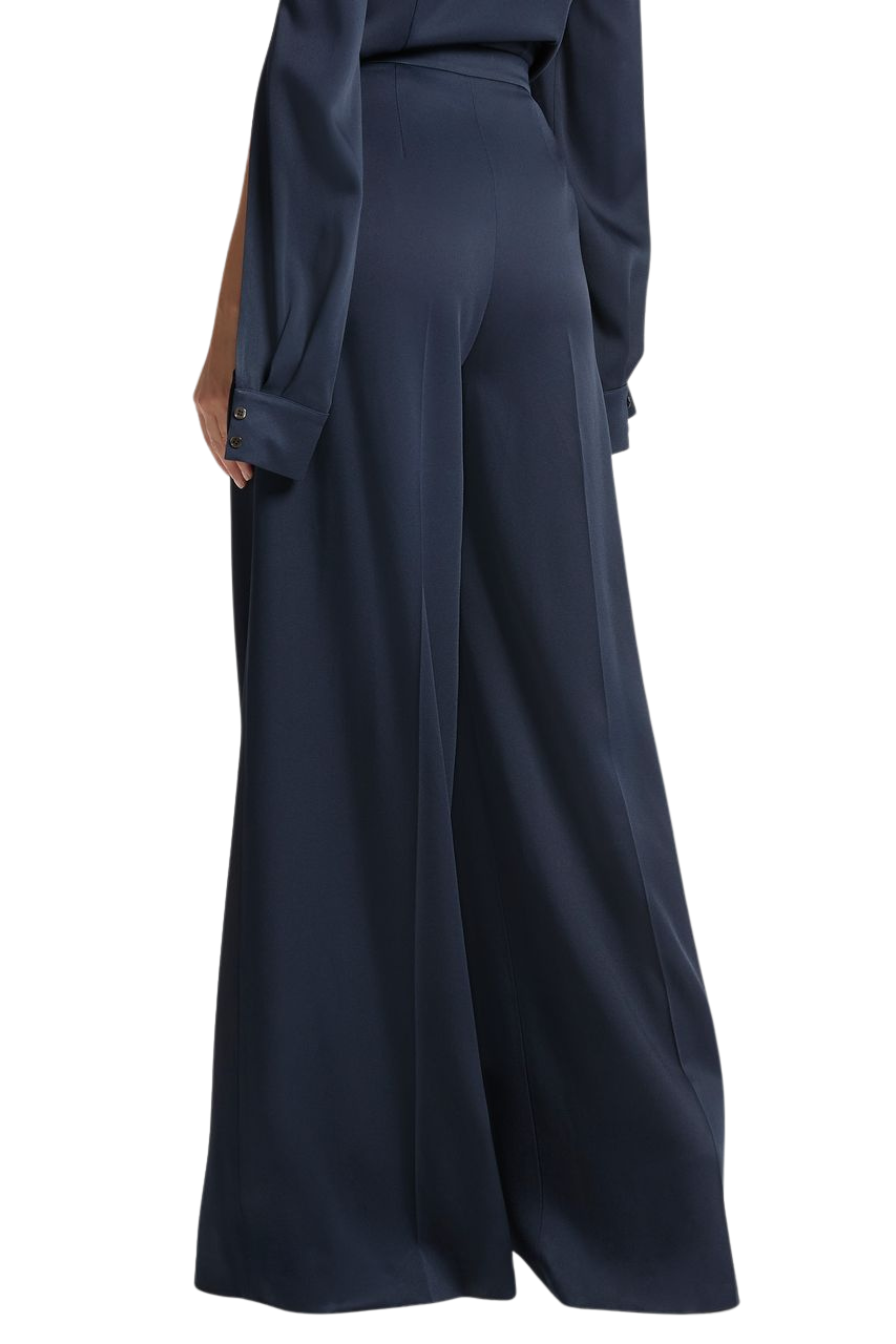 Waisted Palazzo Trouser