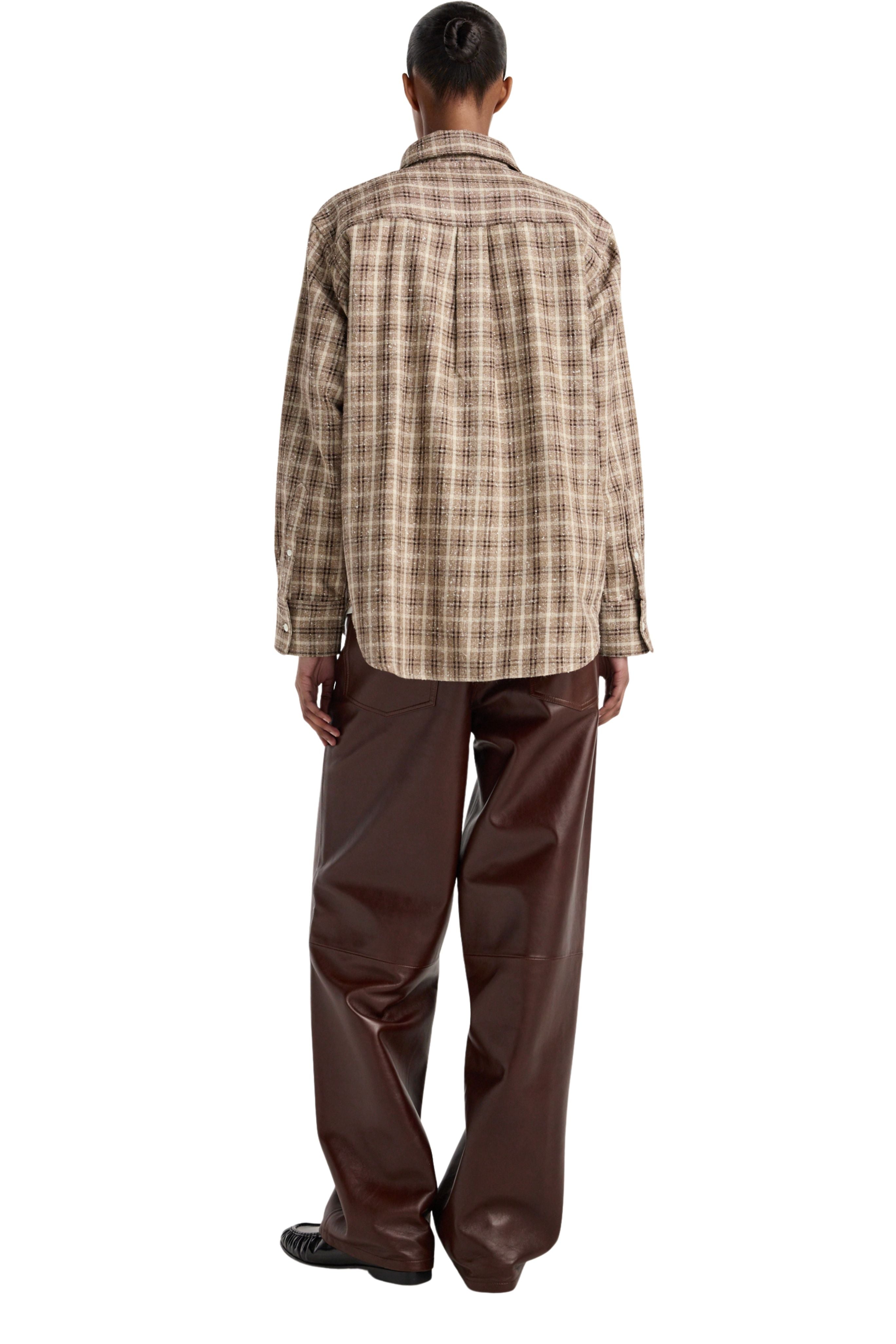 Bruun - Signature baggy leather trousers