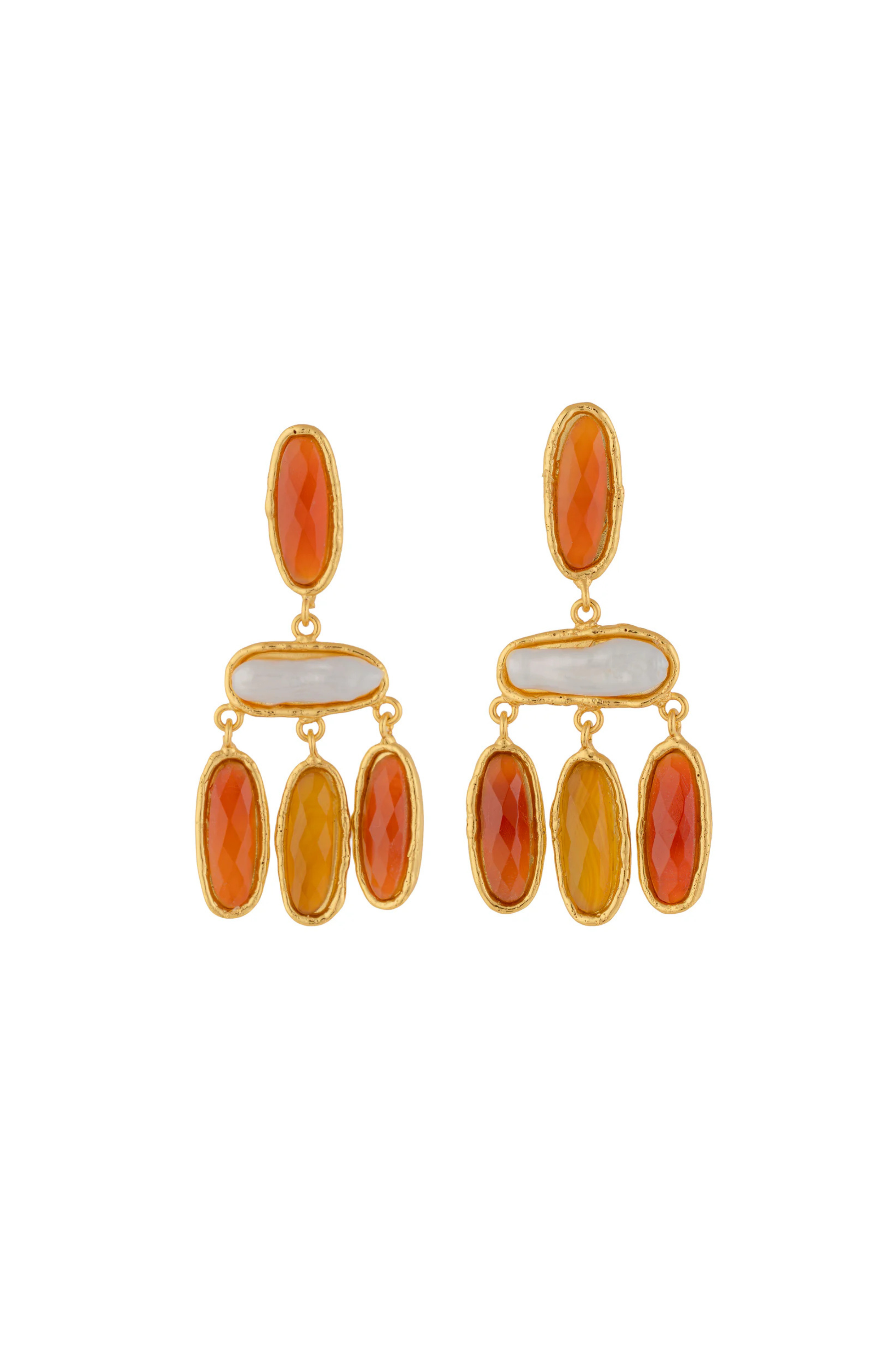 Grace Earrings - Pearl