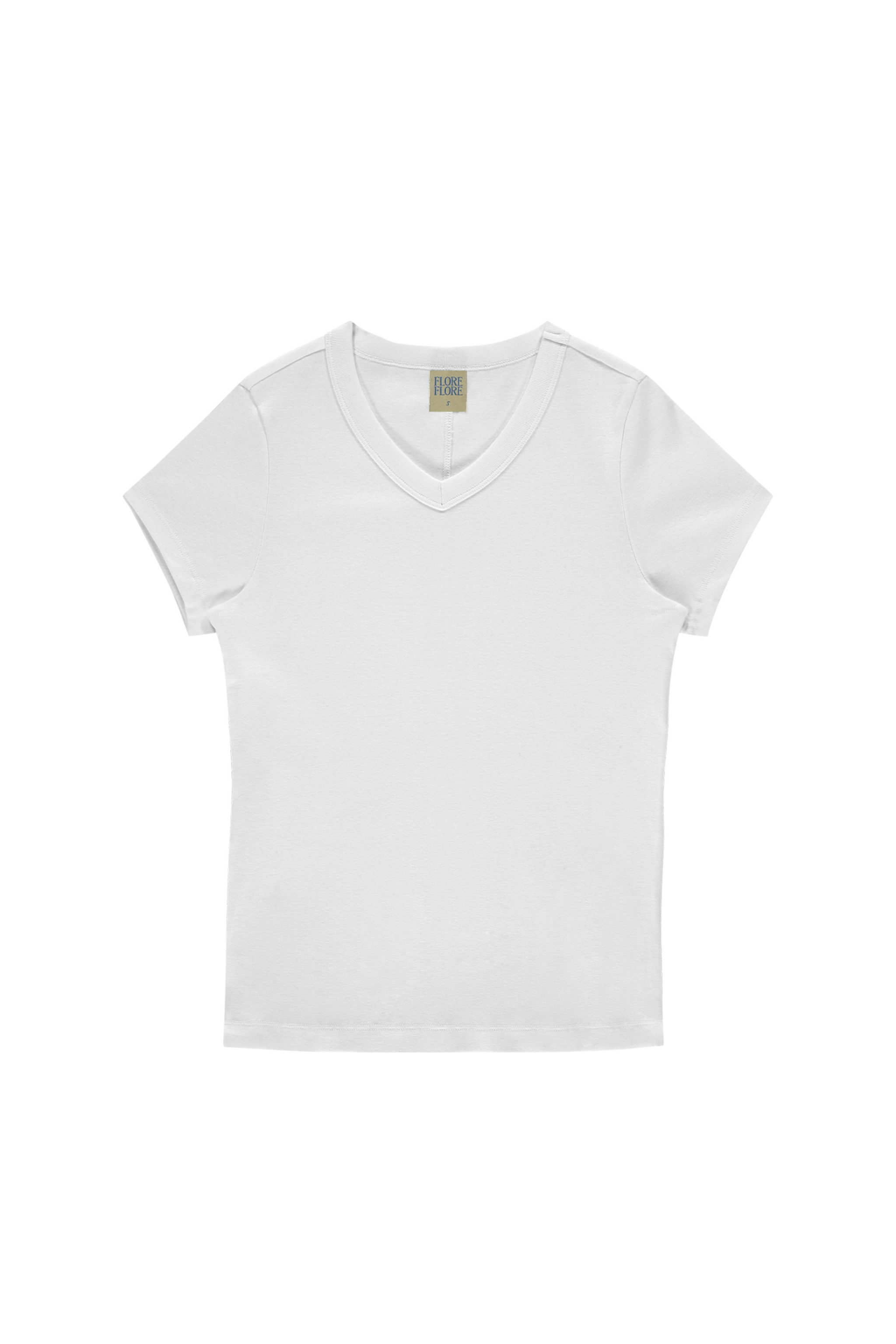 Jill Baby Tee in White