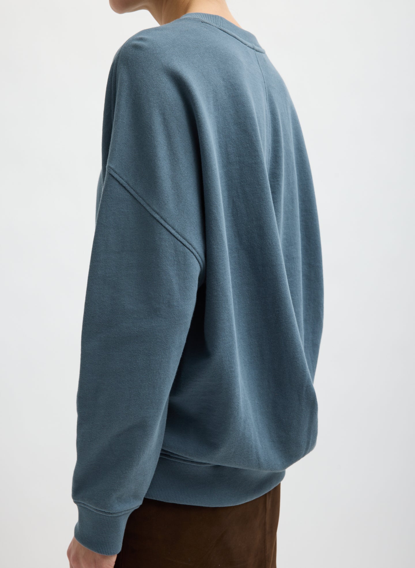 LIGHT WEIGHT SWEATSHIRTING CREWNECK SWEATSHIRT