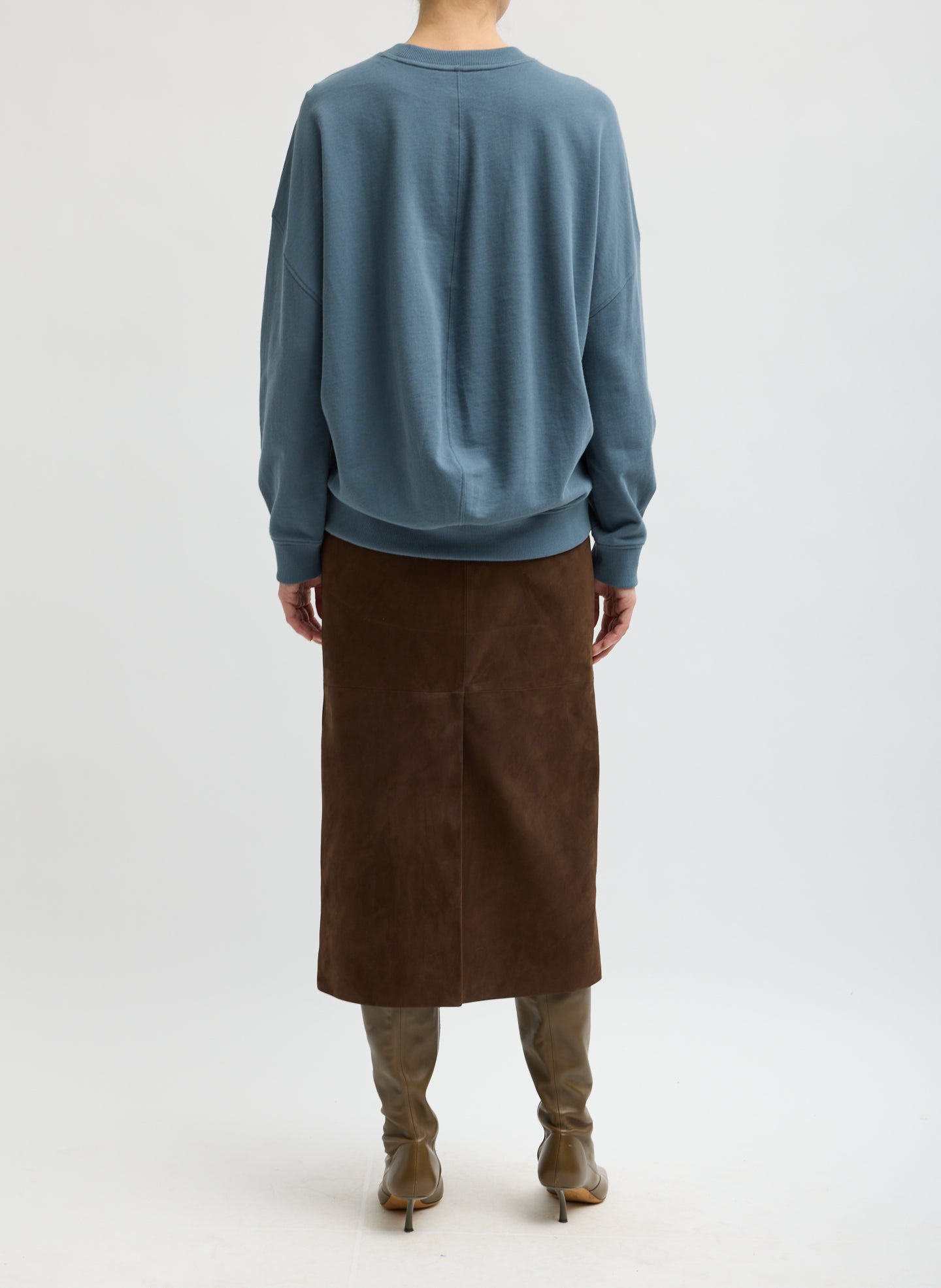 LIGHT WEIGHT SWEATSHIRTING CREWNECK SWEATSHIRT