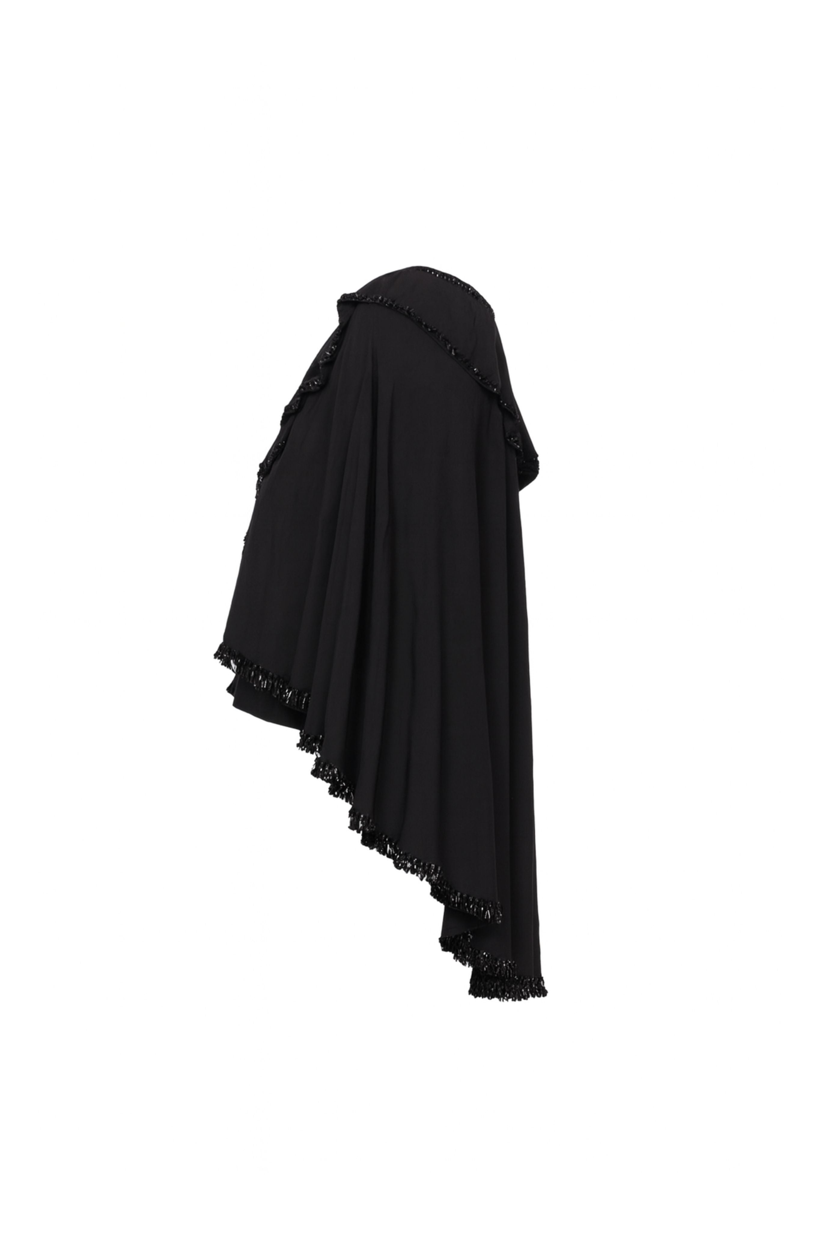 Shanna Lace Beaded Capelet Top