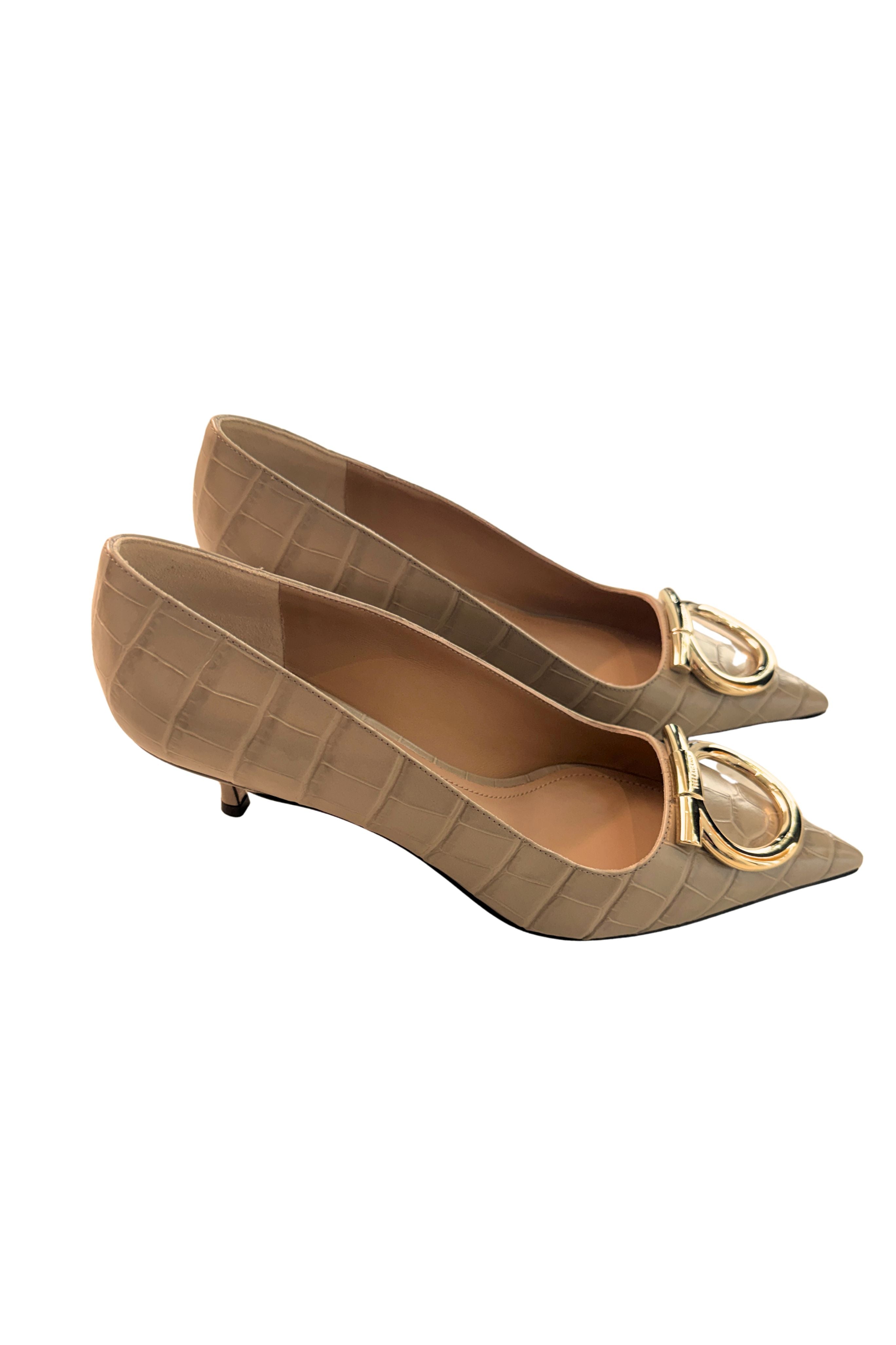 Lara Gancini 40 Croc 4.0cm - Taupe