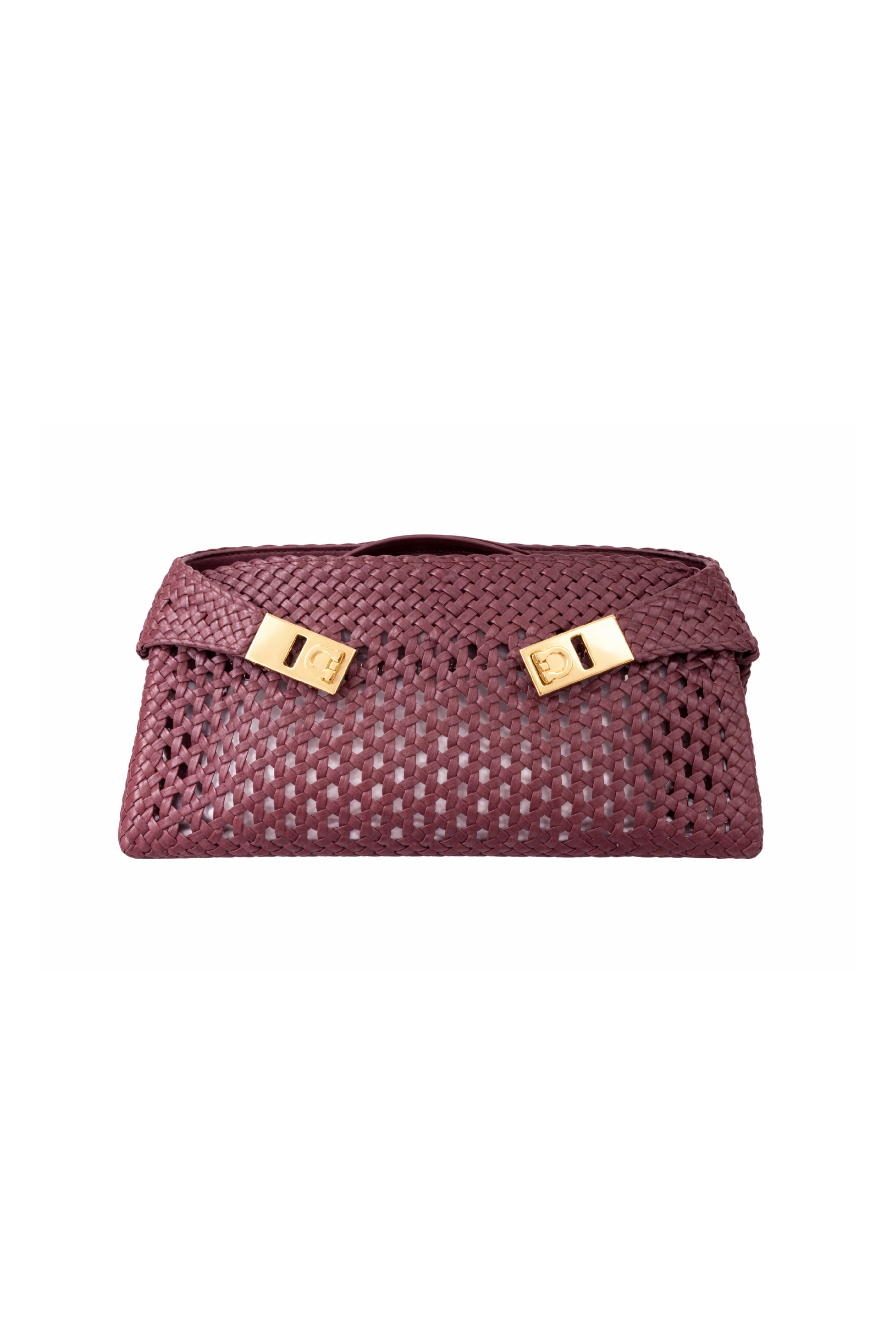 Hug Intreccio Crossbody Bag in Brown