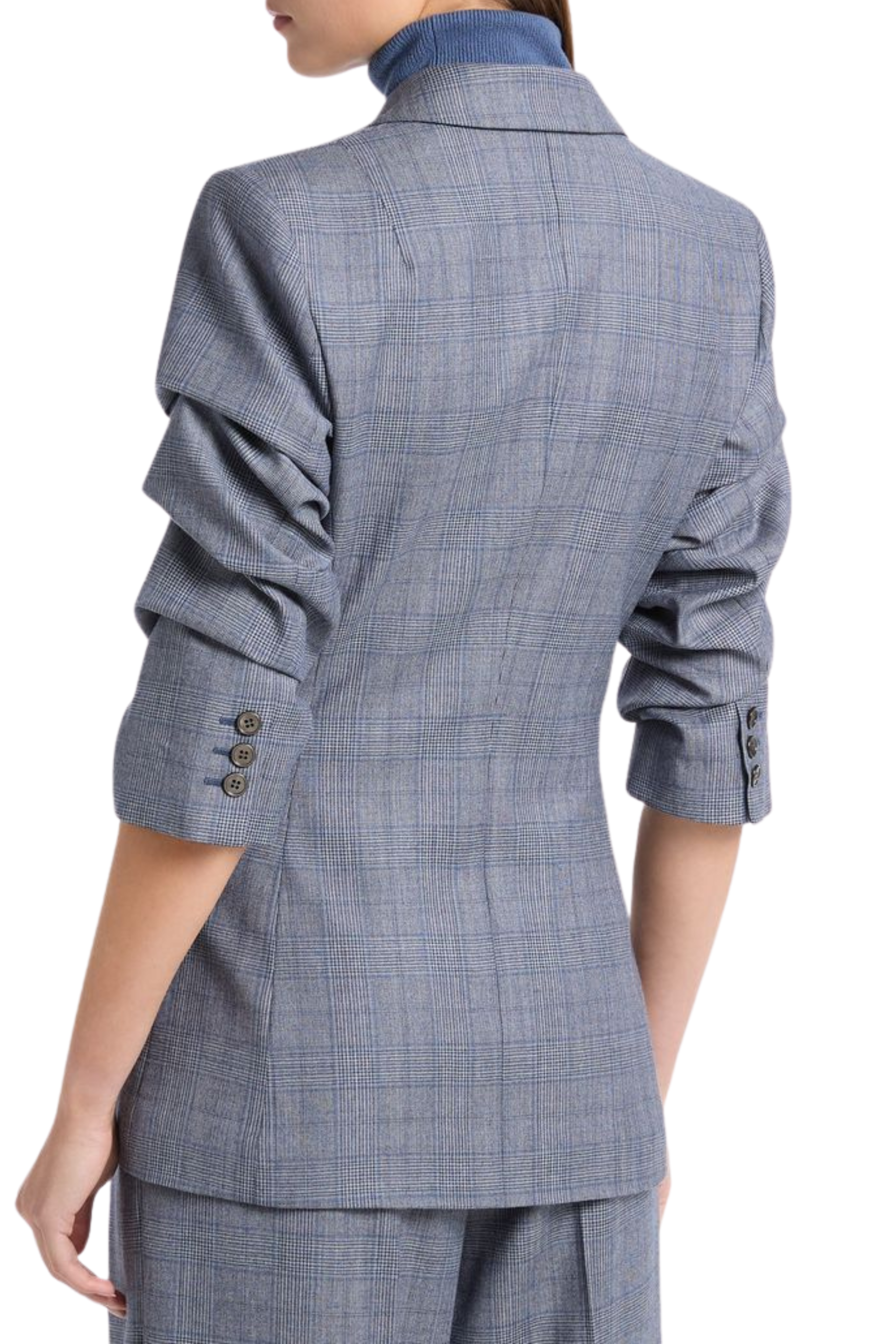 Crushed Sleeve Blazer