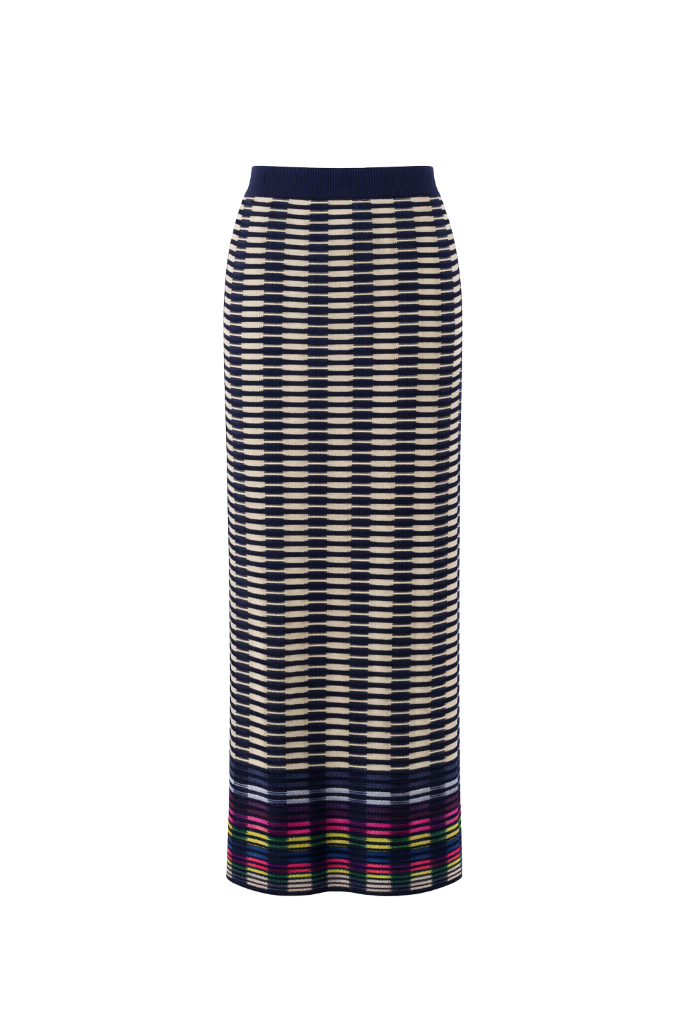 Wave Knit Pencil Skirt