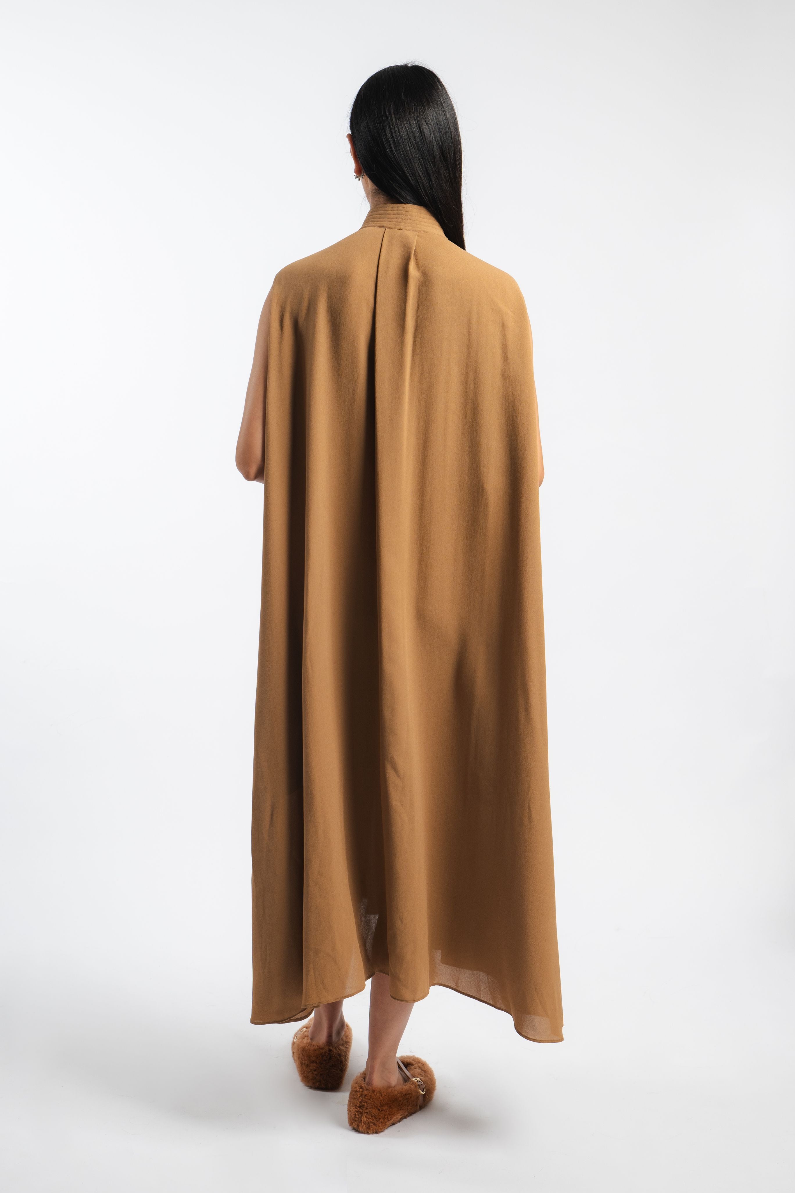 Georgette Trench Tie Dress