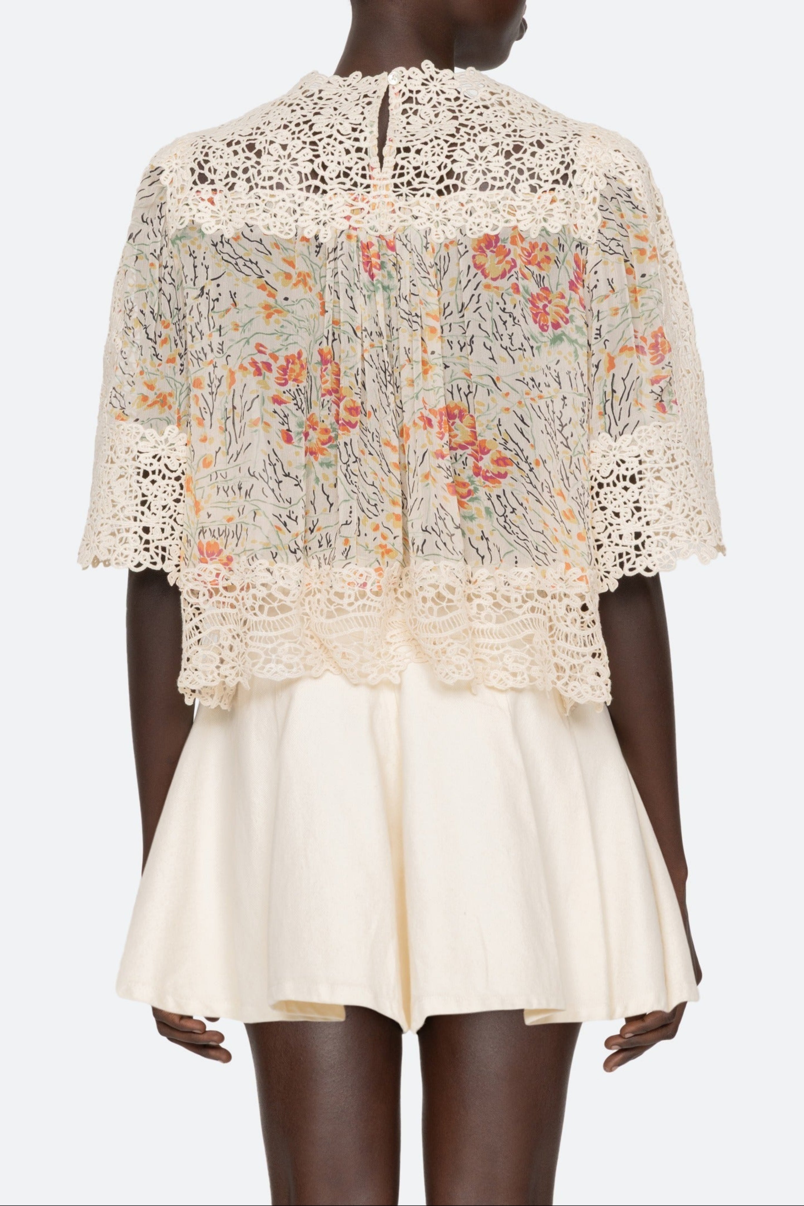 LUISA PRINT S/SLV TOP (D1)