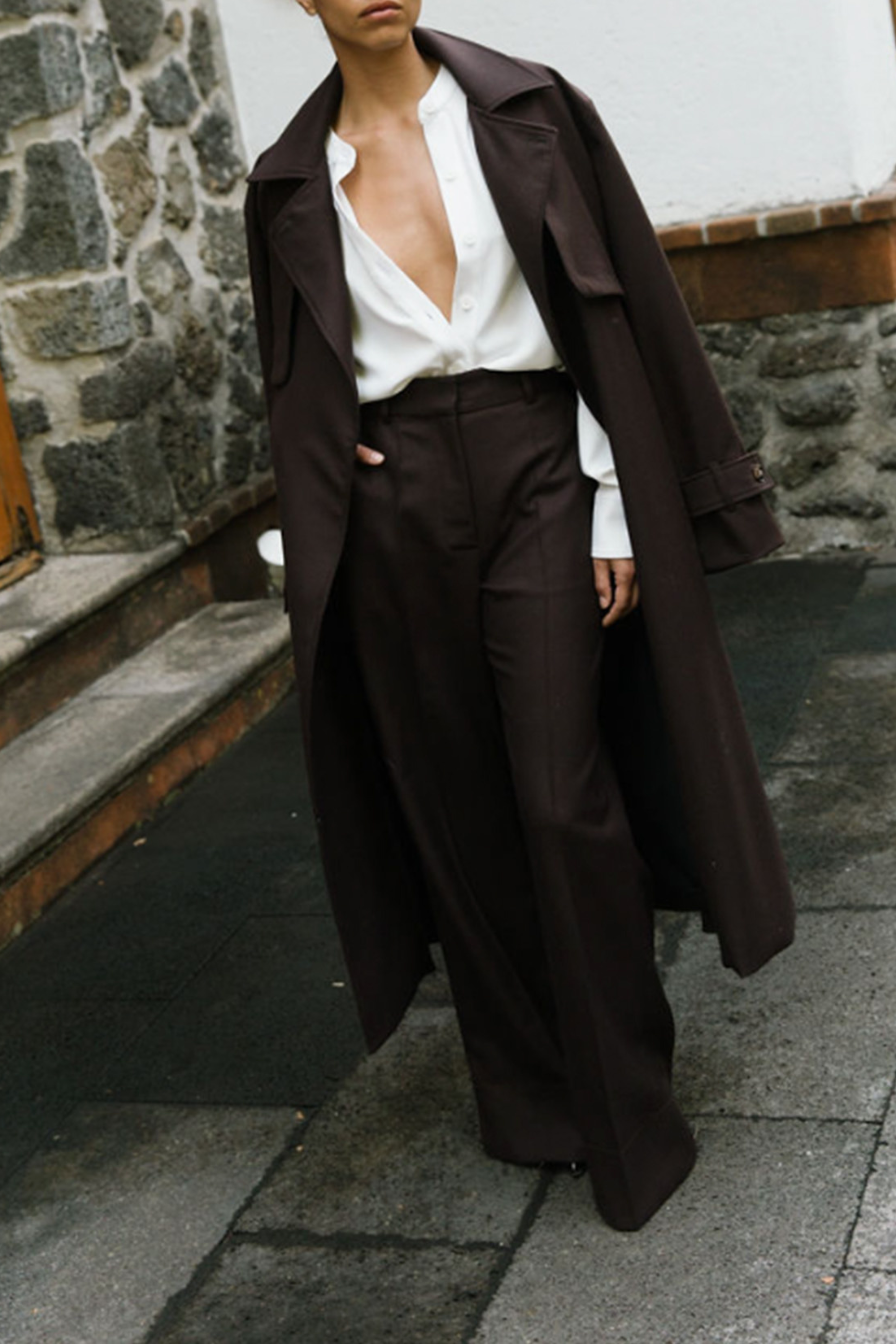 Flare Trouser - Chocolate