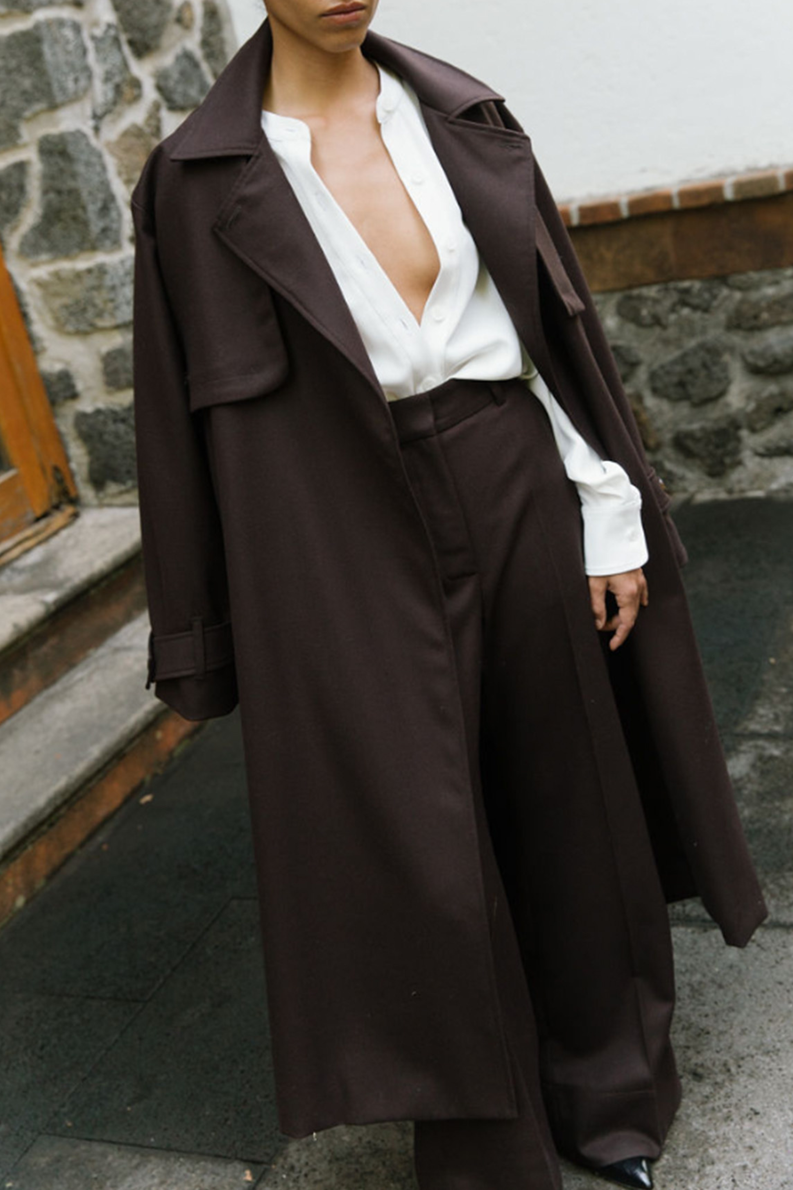 Flare Trouser - Chocolate