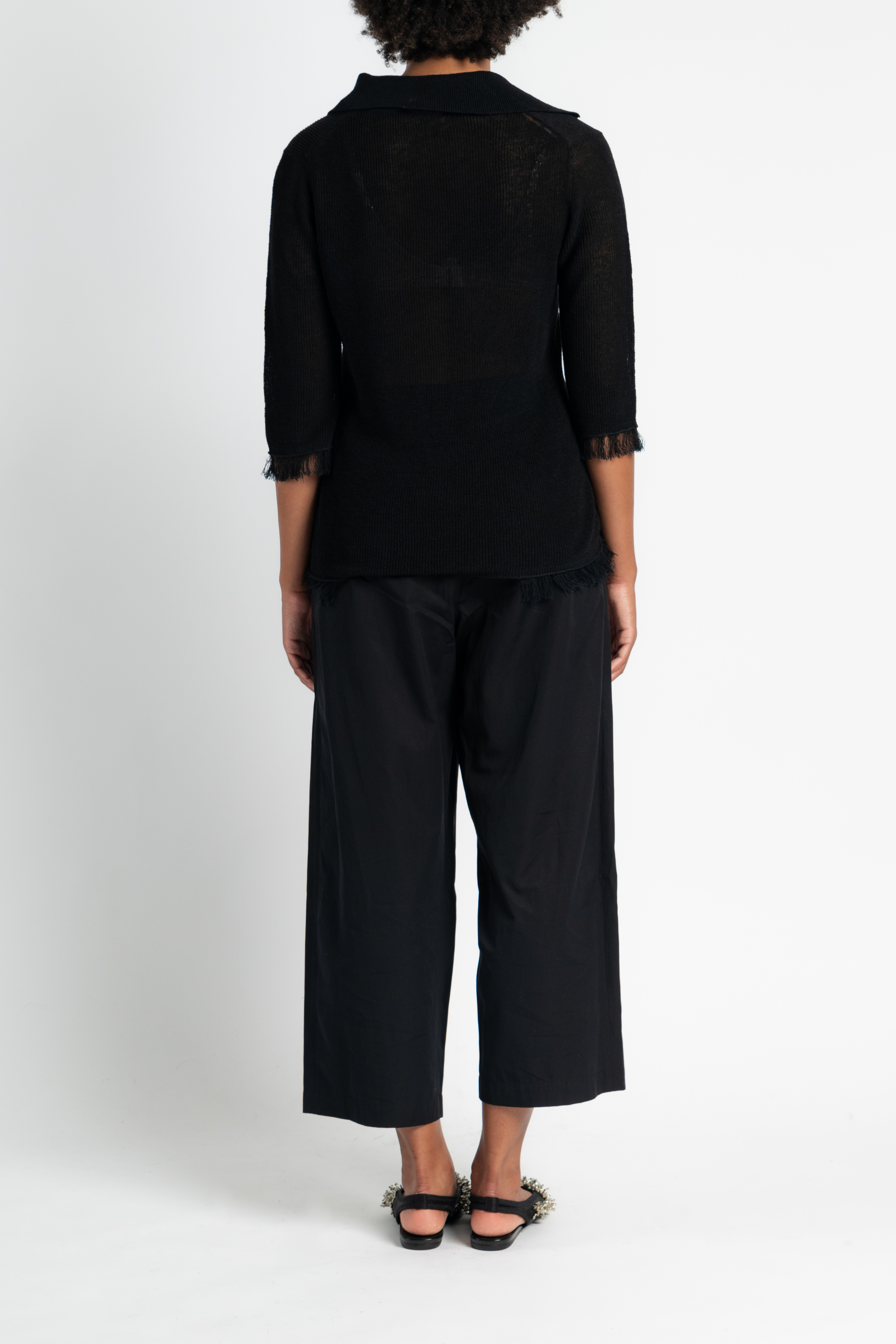 Kissing Placket Black Polo