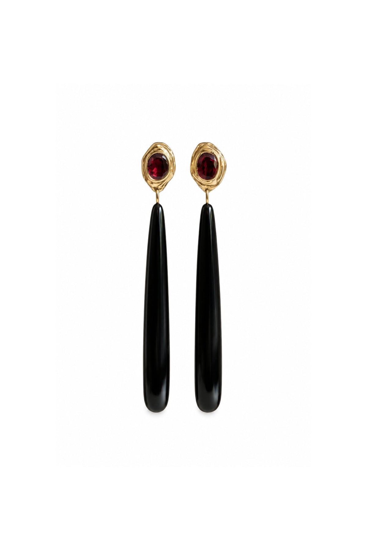 Garnet Pendulum Earrings
