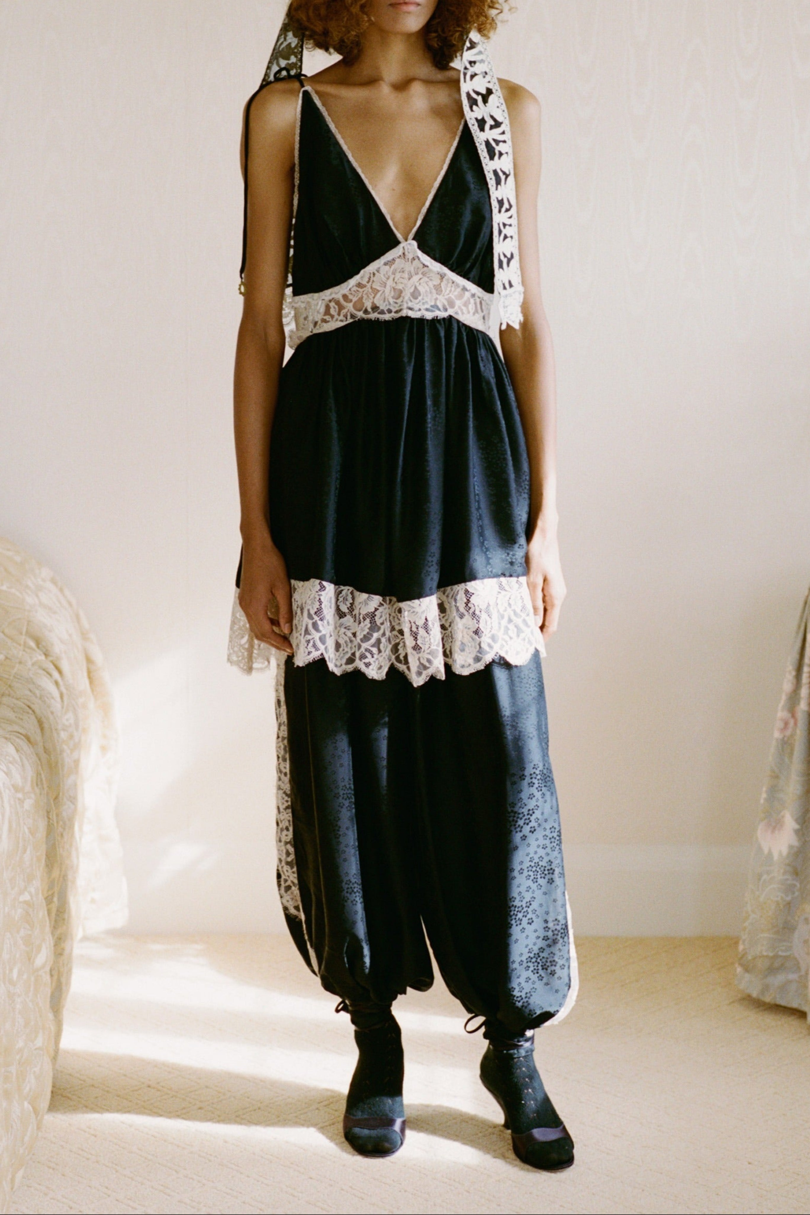 ETHEL SOLID BLOOMER PANTS (D1)