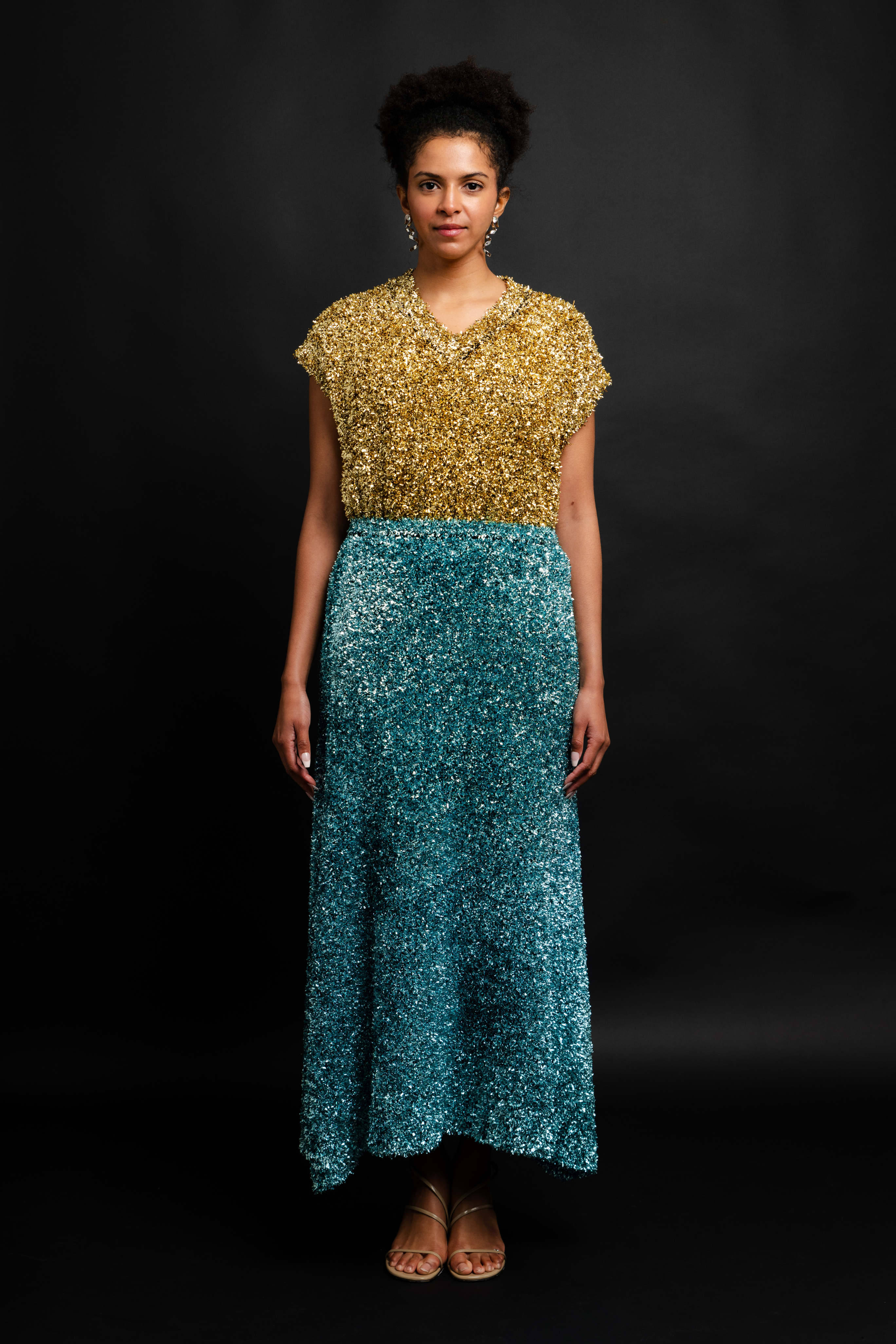 Zander Metallic Skirt