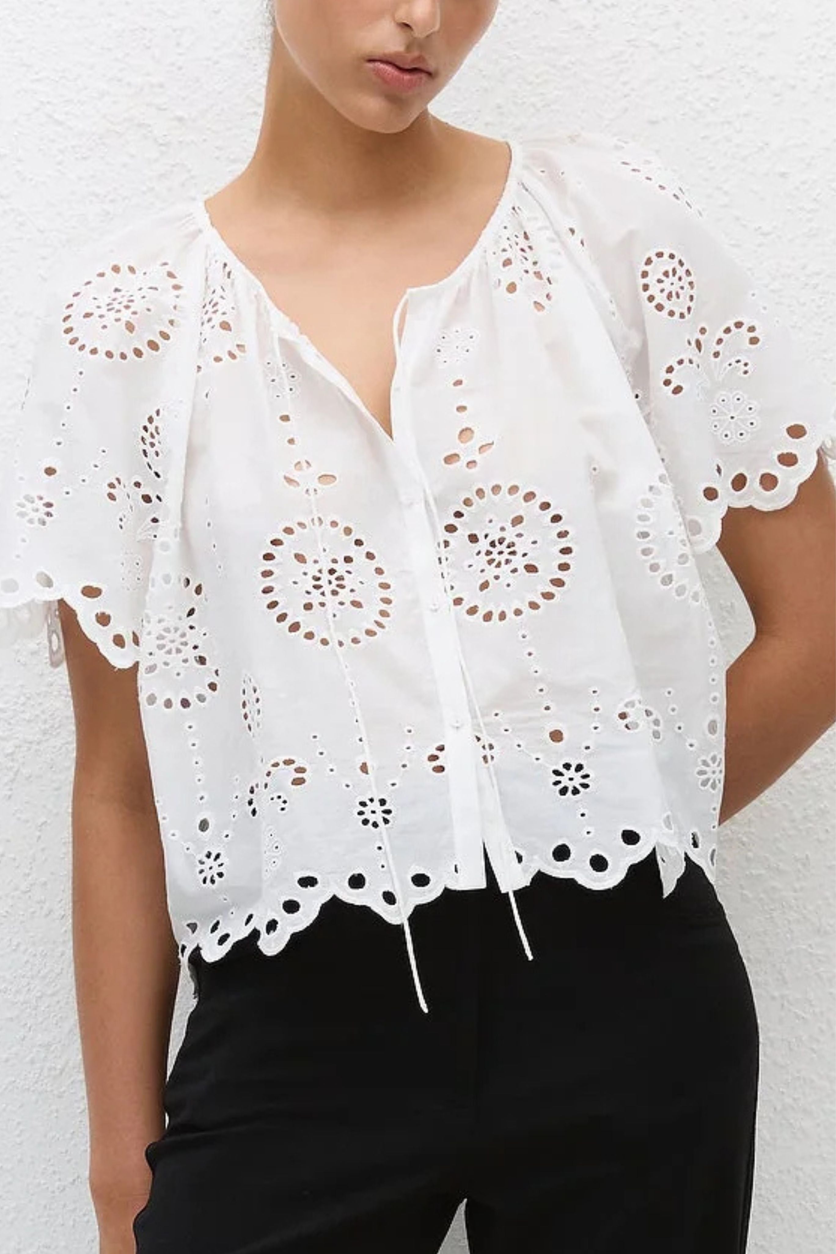 Broderie Blouse
