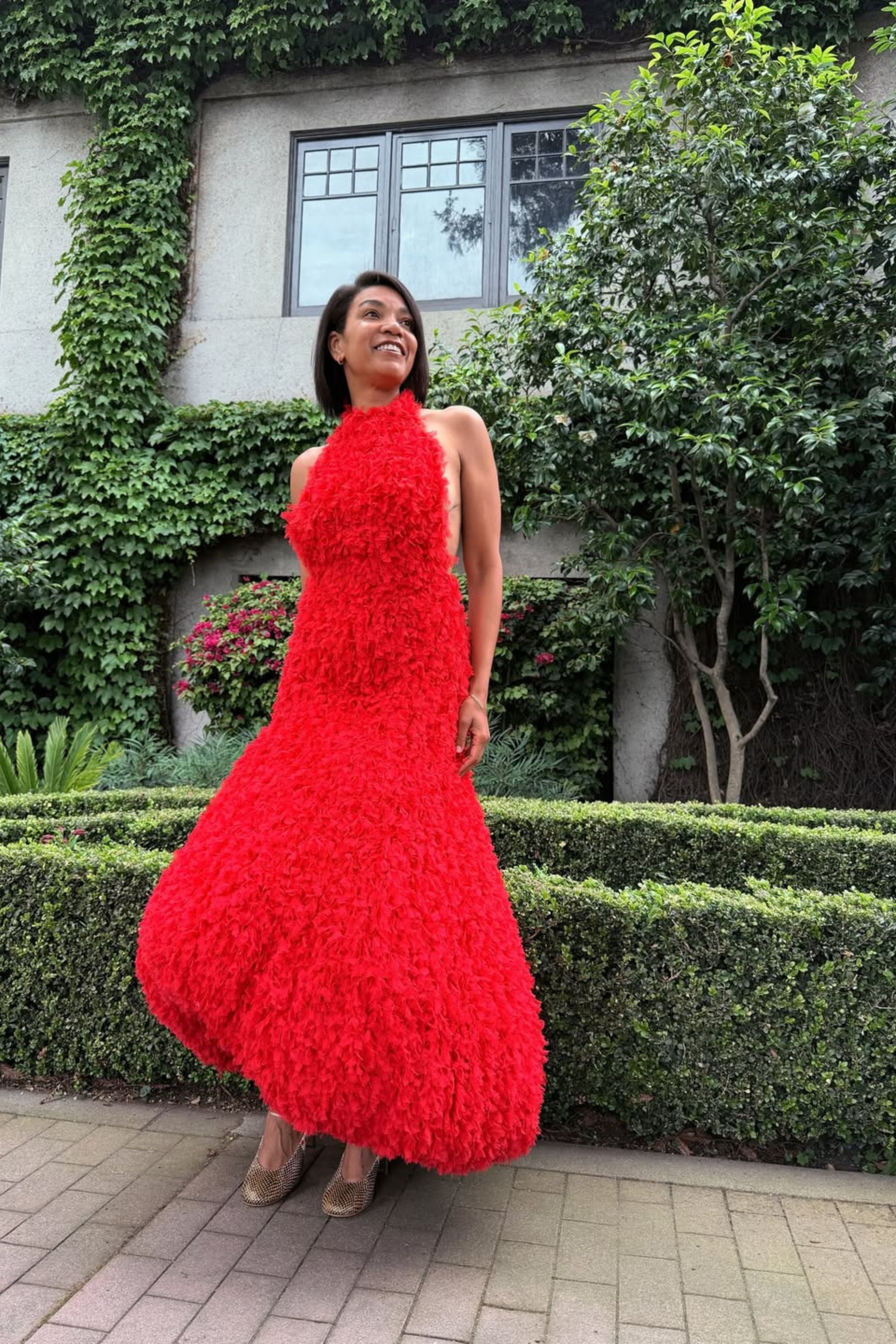 Exclusive Dama Dress in Cumin