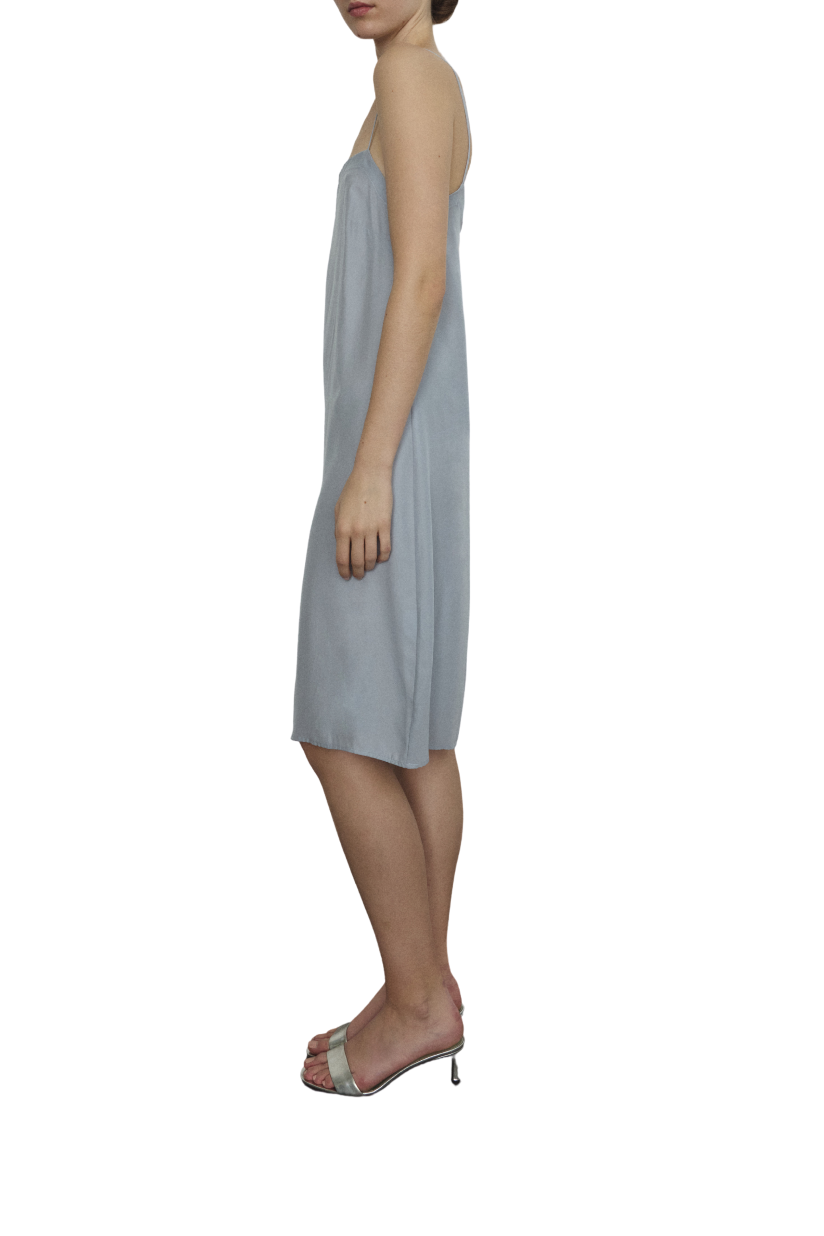 Short Slip Dress - Powder Blue