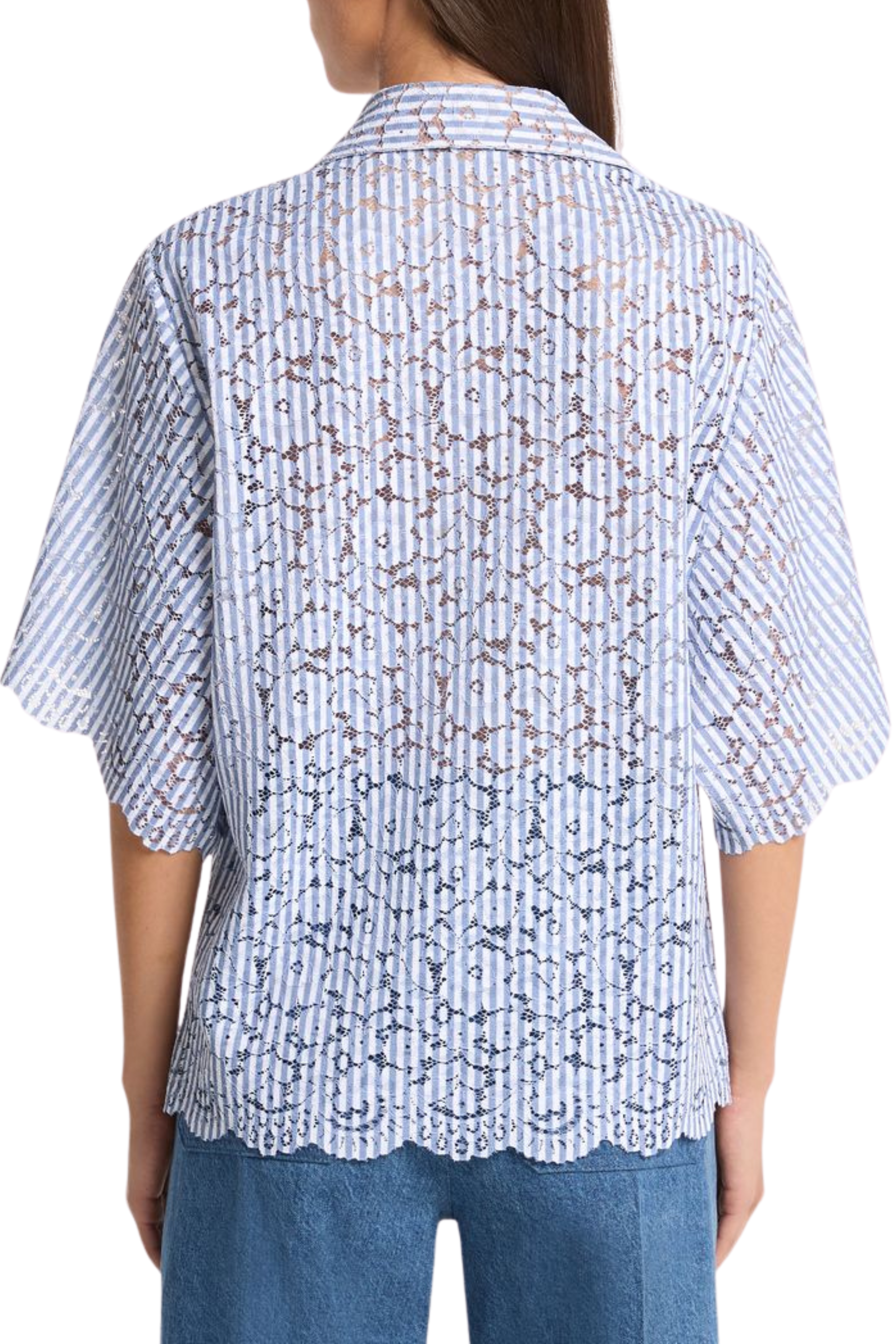 Lace Short Sleeve Shirt