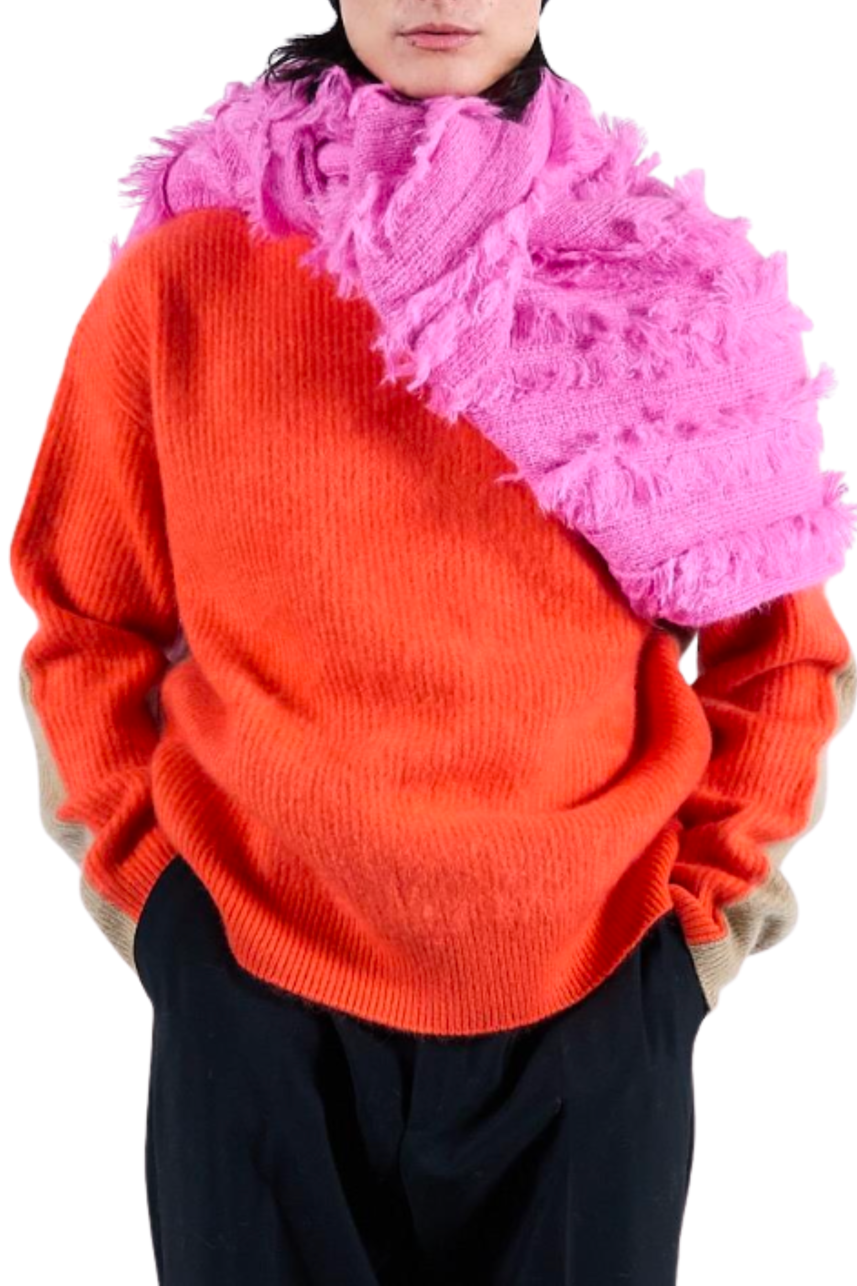 Shalom Scarf in Peony