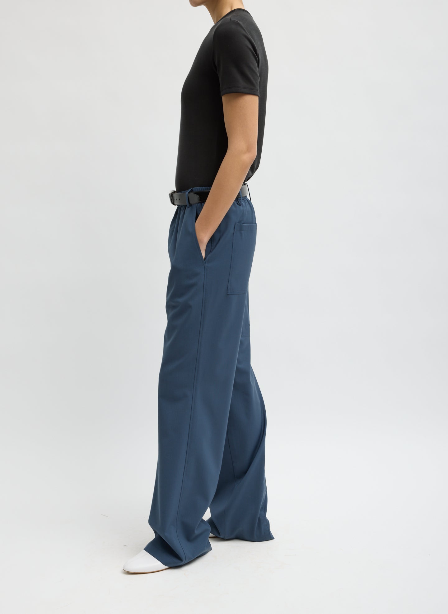 TROPICAL WOOL CHARLES TROUSER