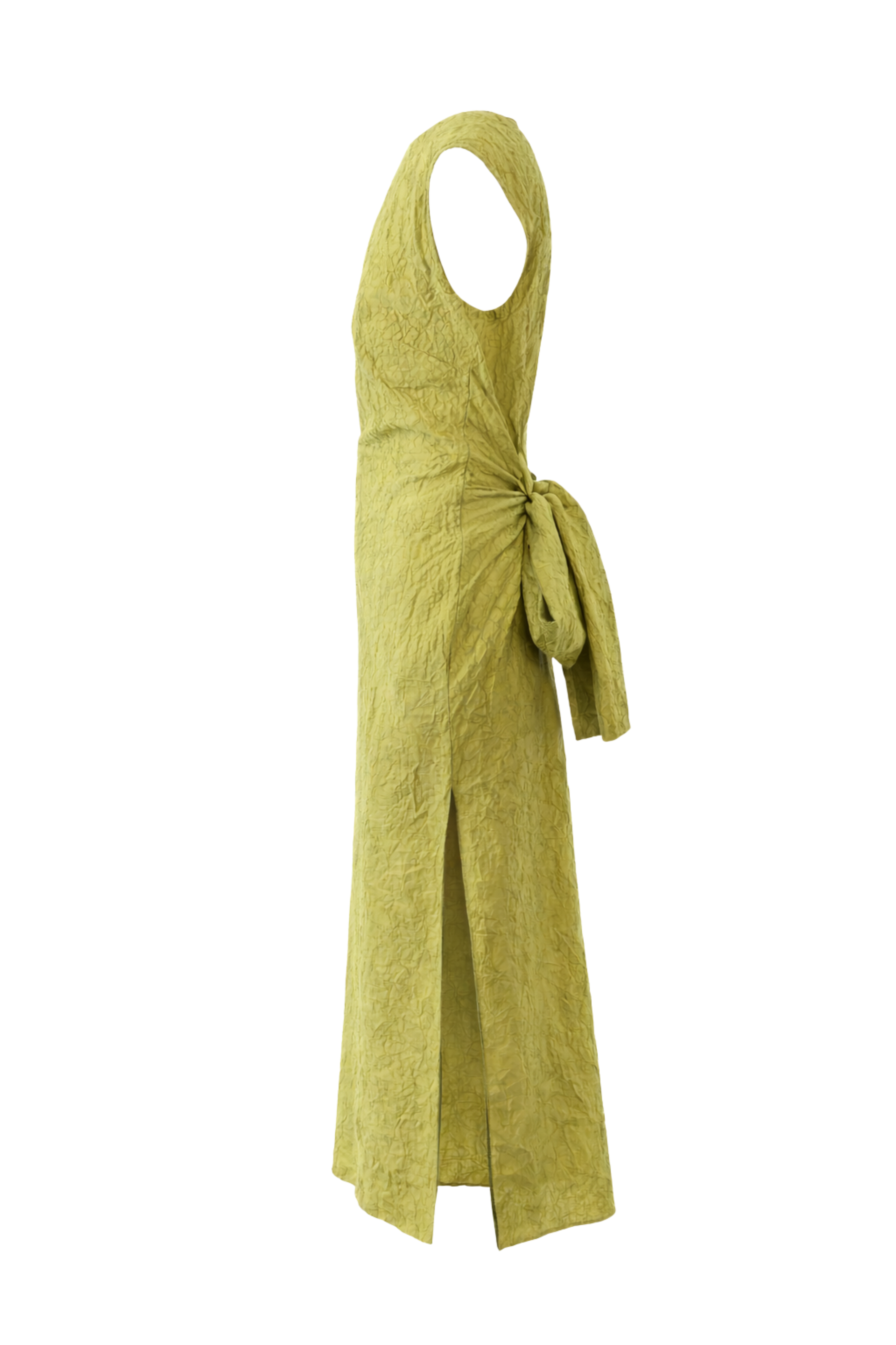 Silk Big Bow Shift Dress