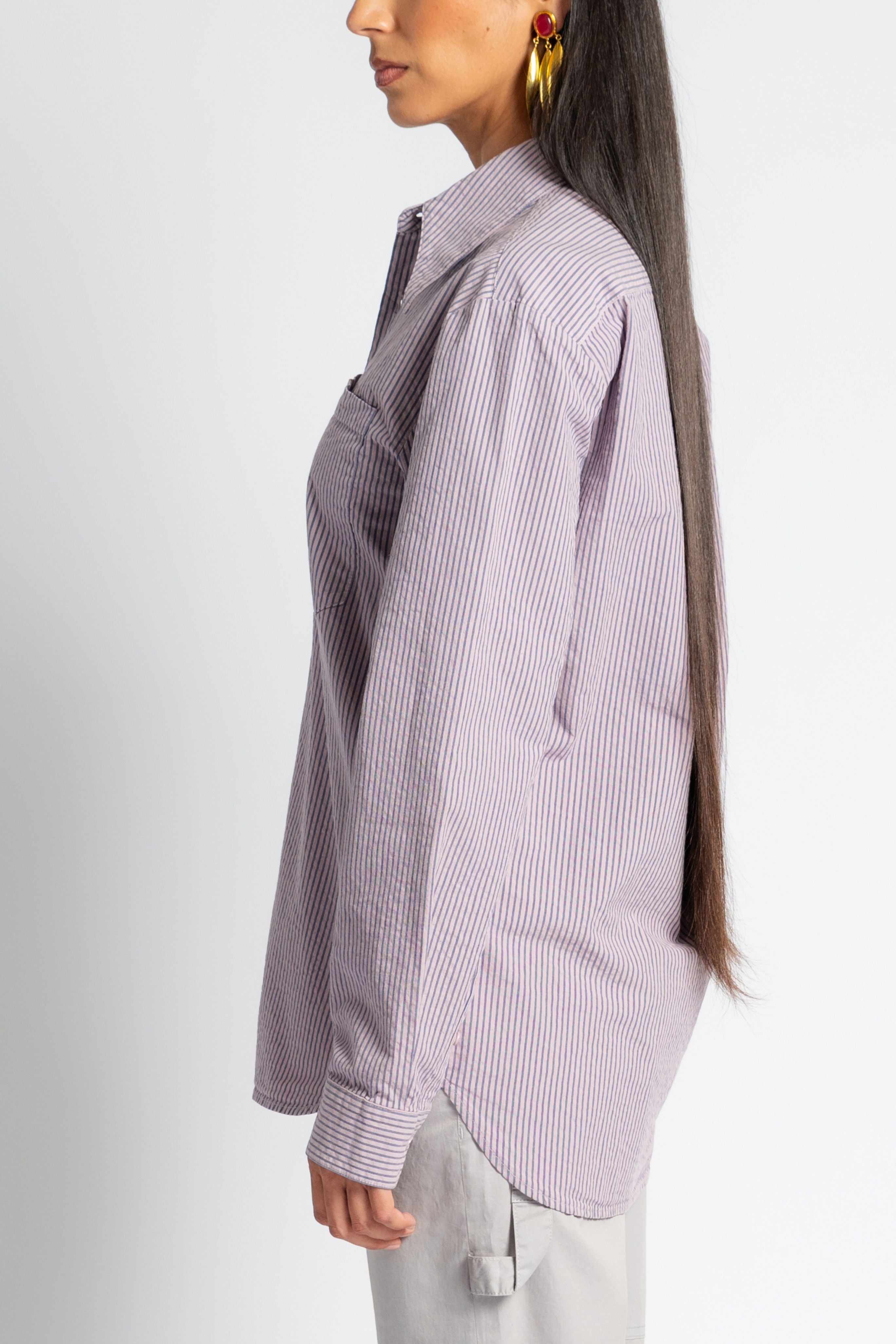 Garment Dyed Seersucker Classic Shirt