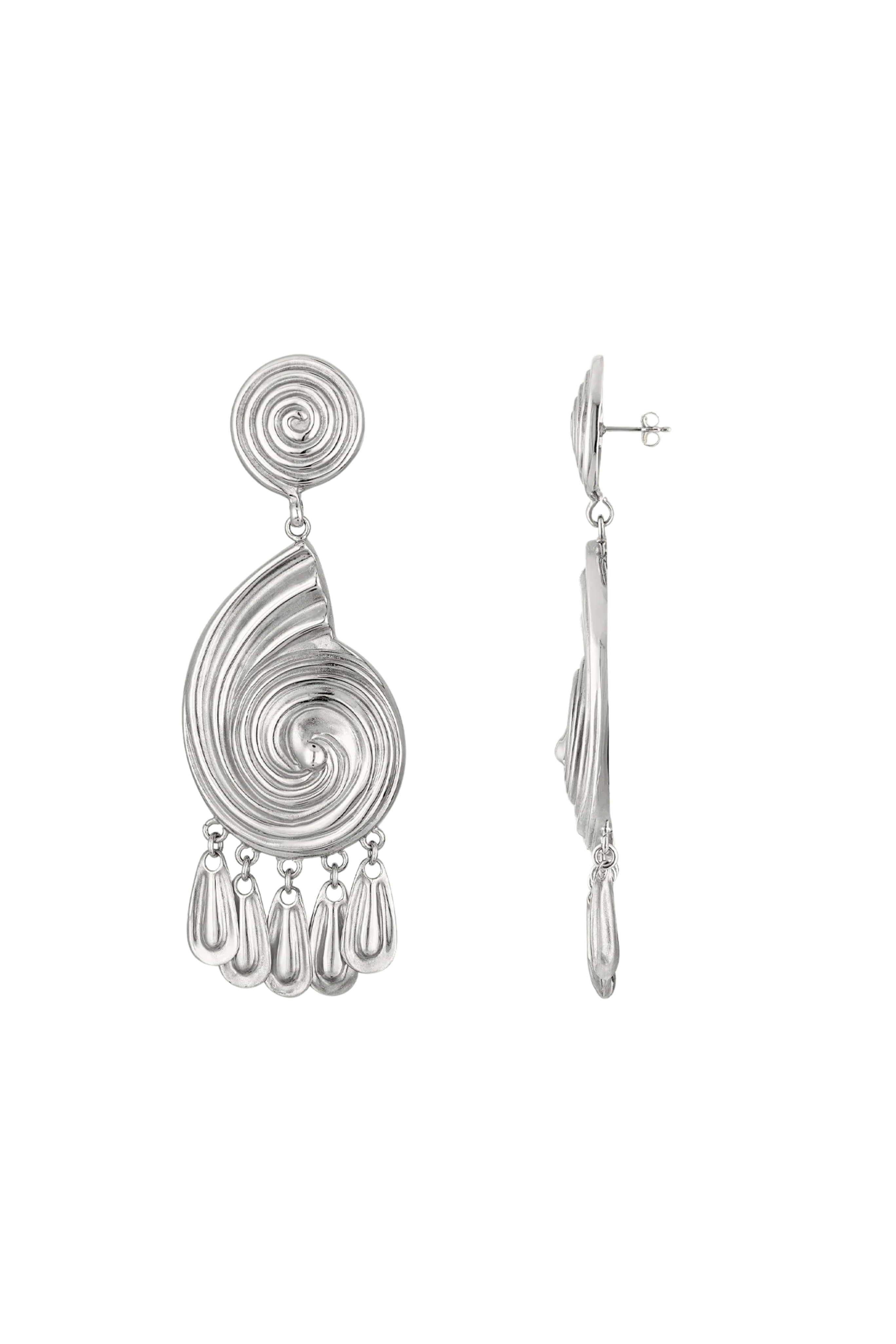 Eliza Earrings in Silver