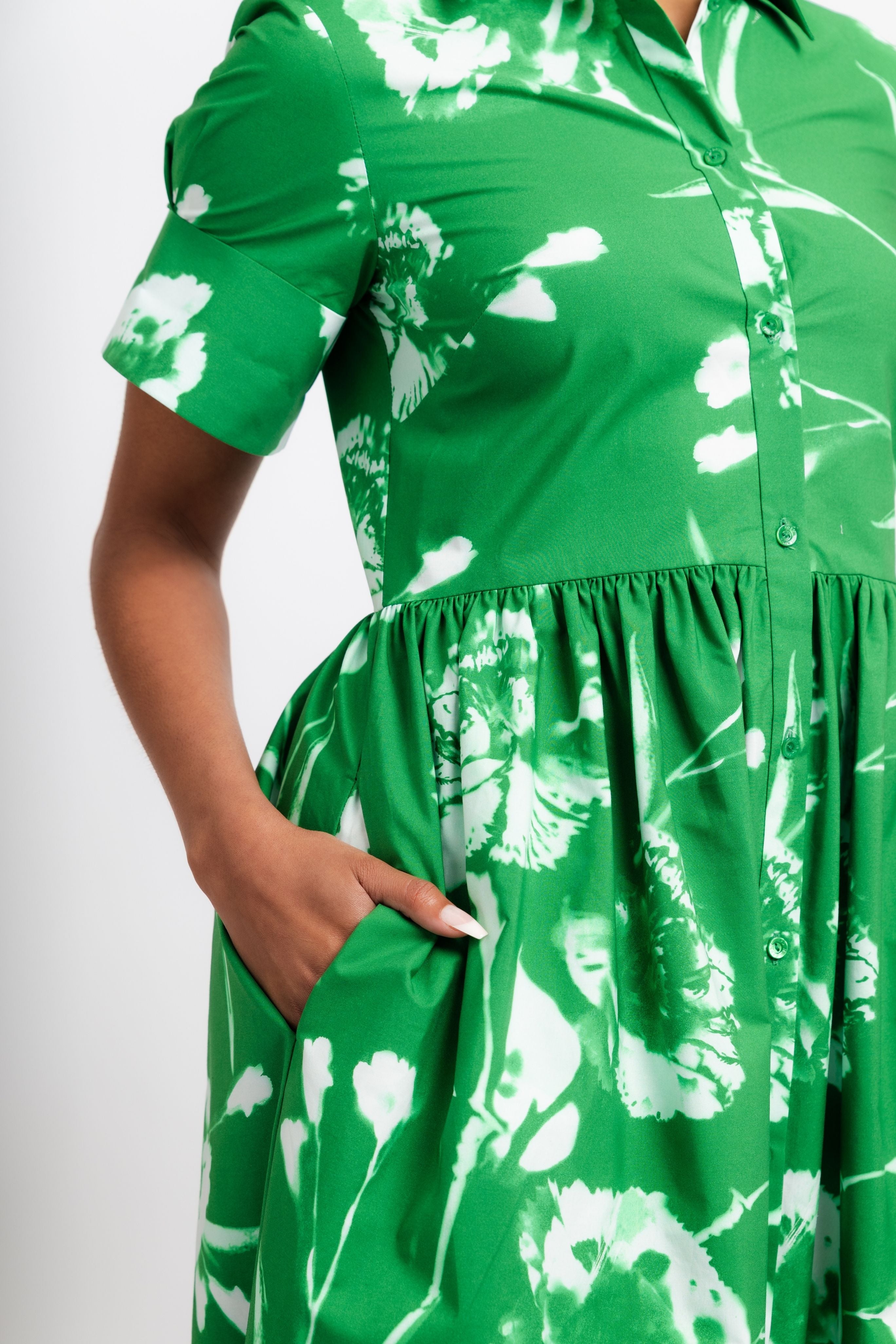 Short Sleeve Shirt Dress