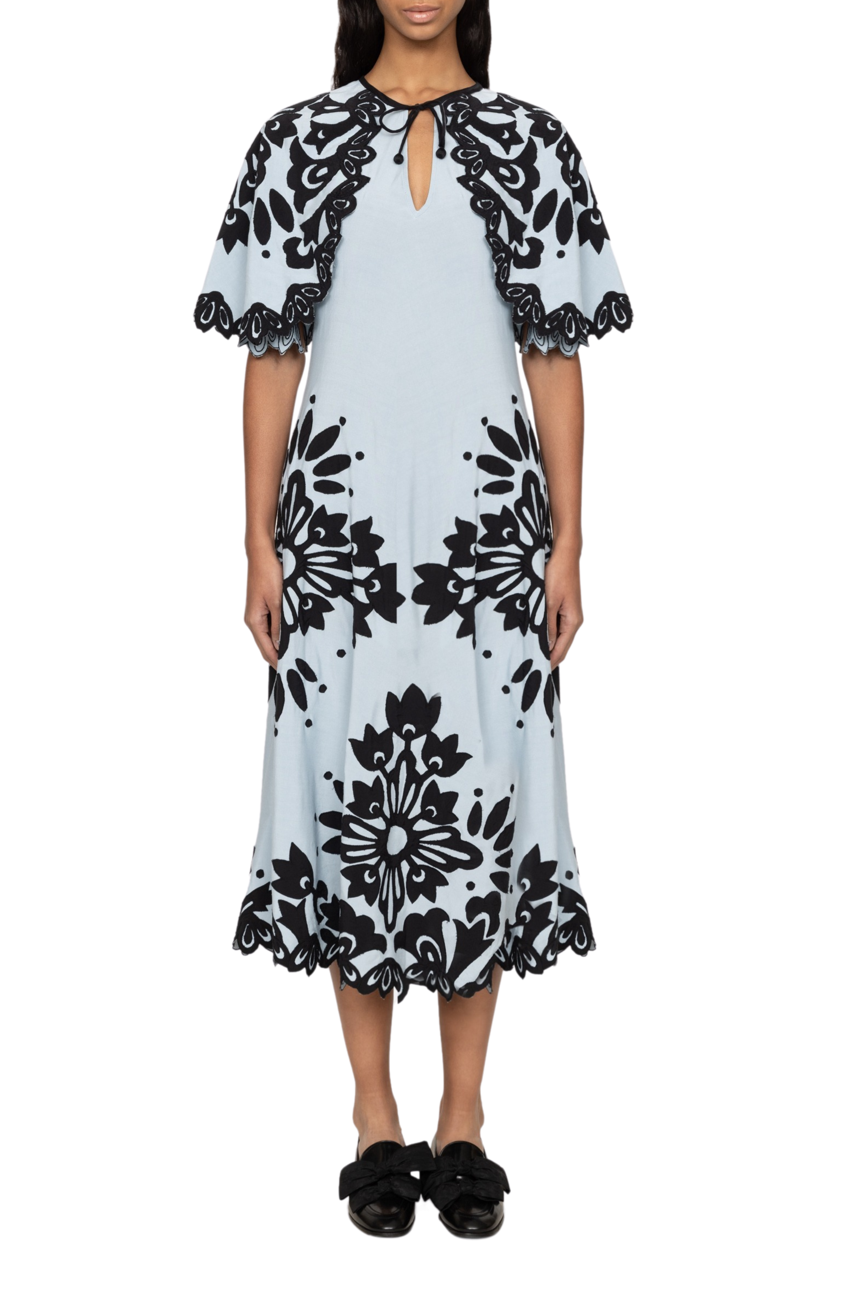 Liliana Applique Maxi Sleeveless Dress