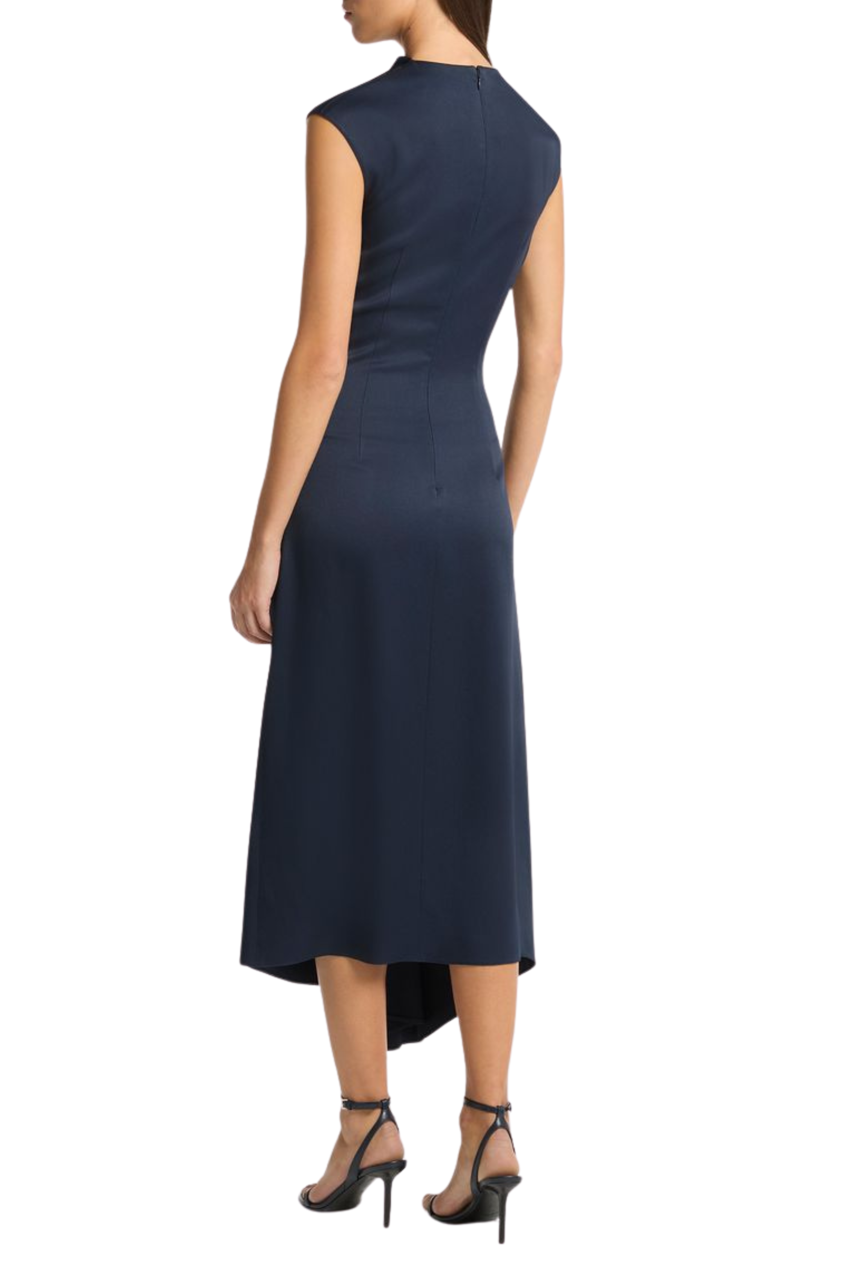 Cowl Neck Cinch Dress