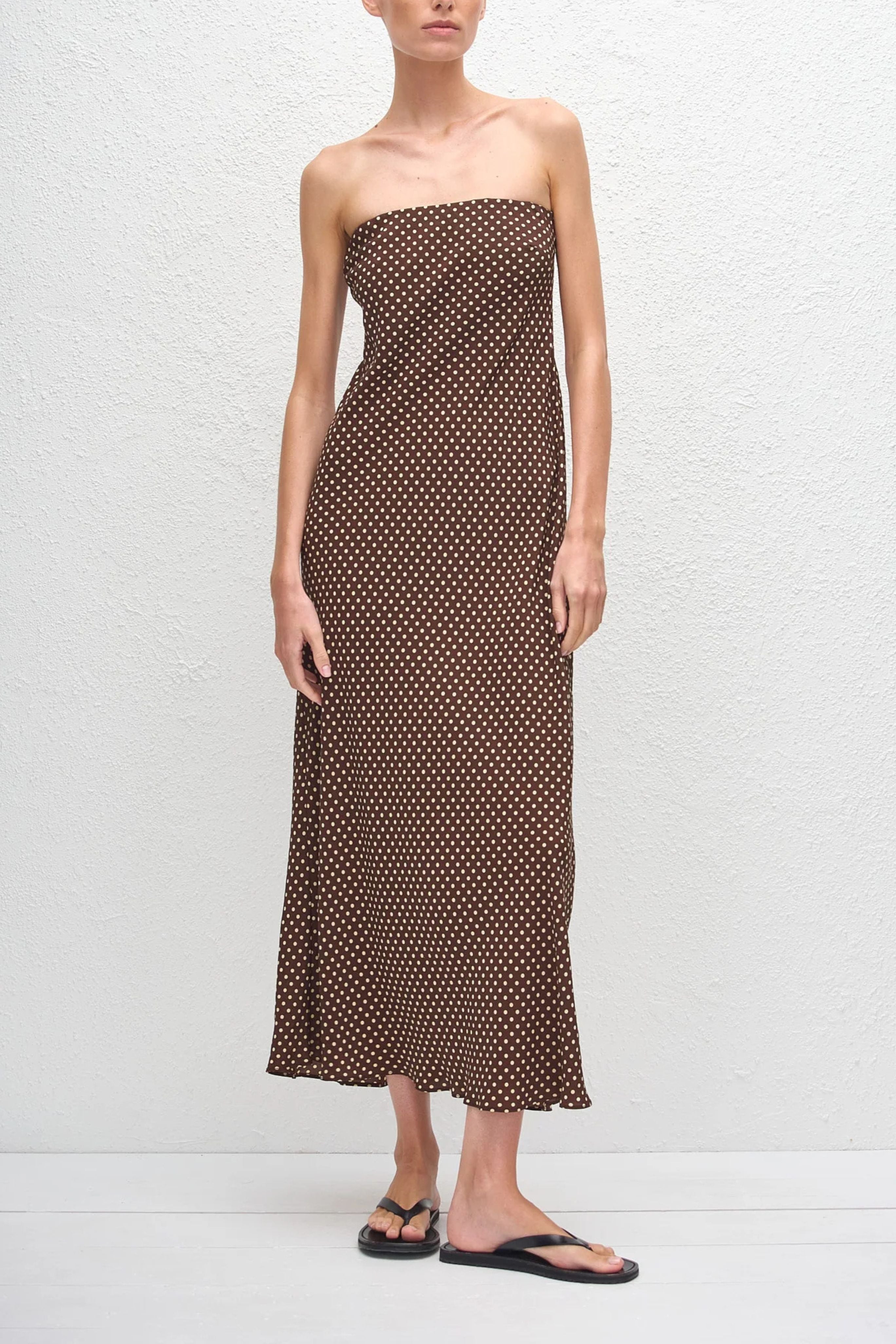 Bias Column Dress