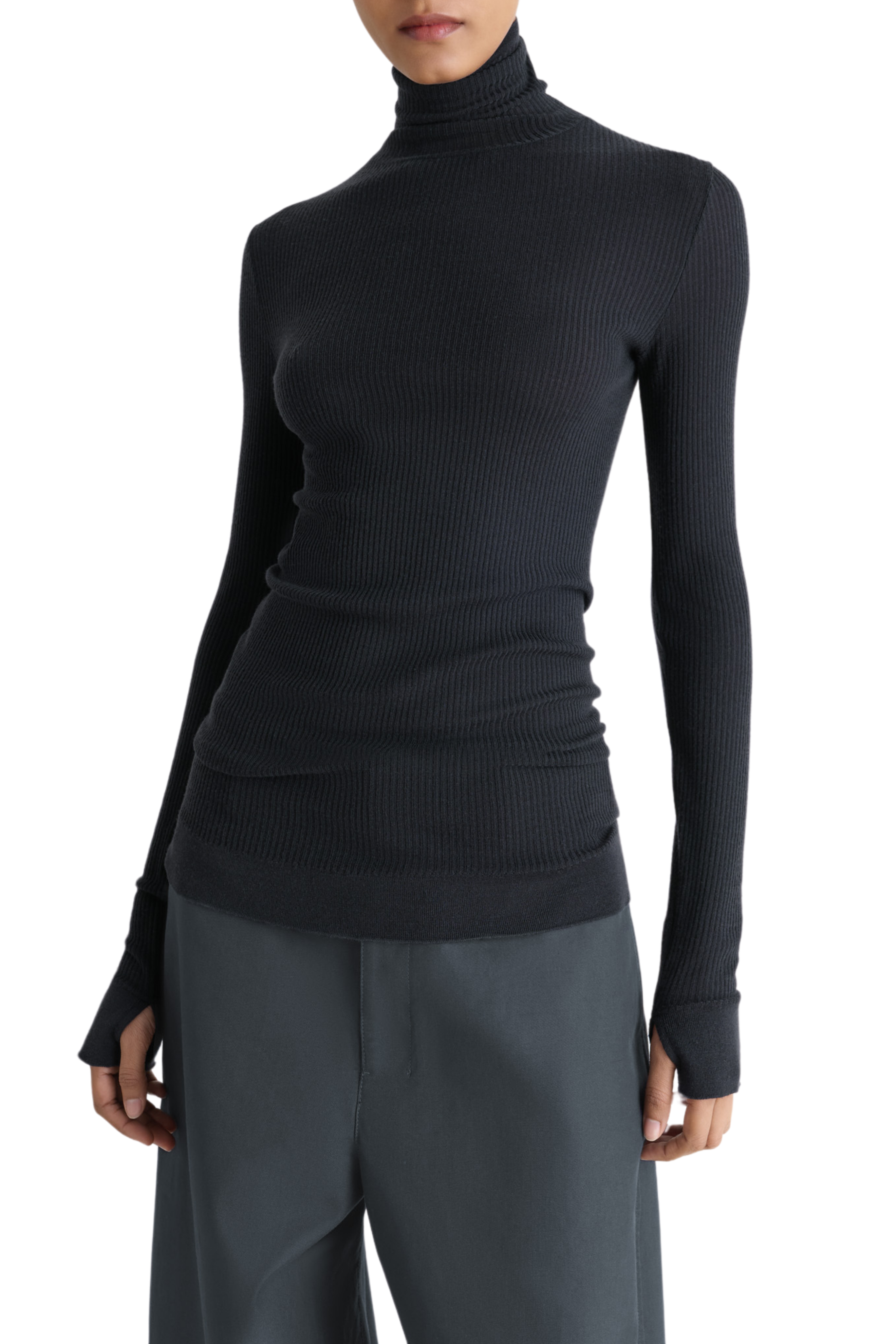 Seamlesss High Neck Top