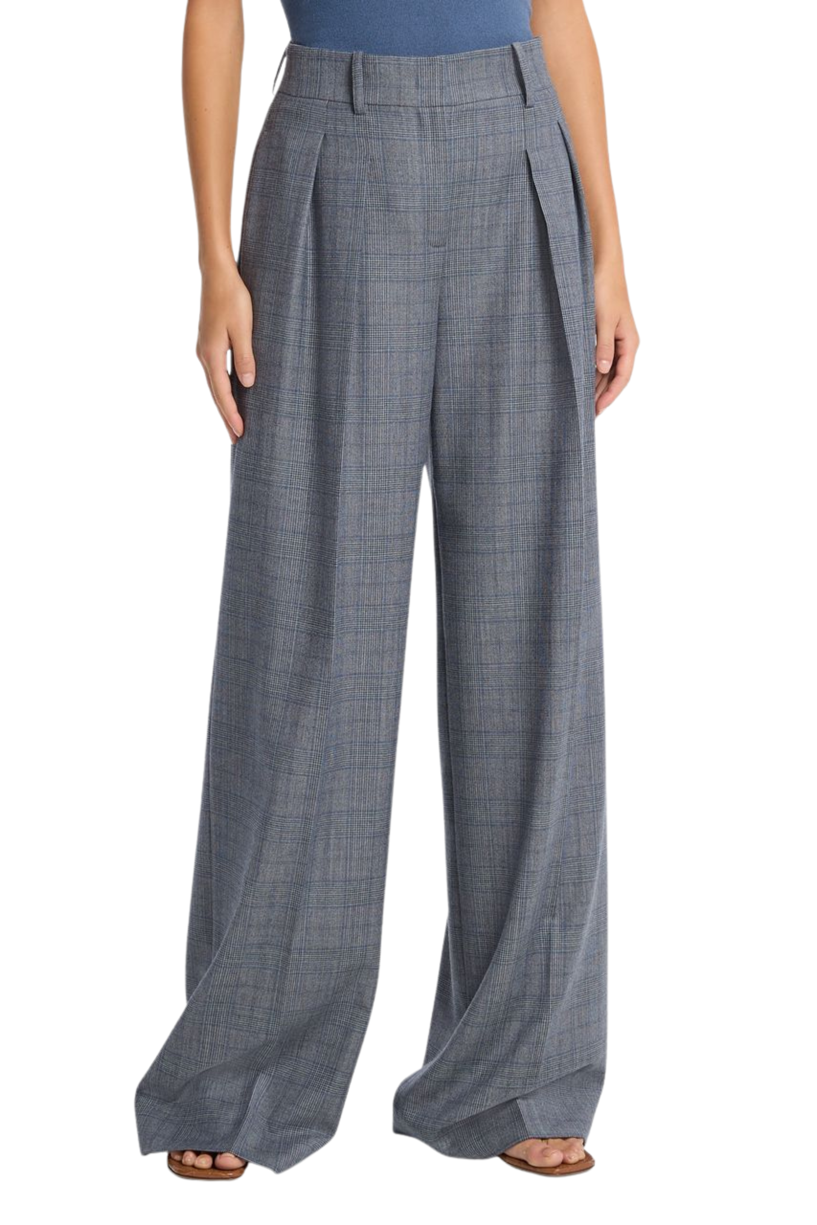 Pleated Slouch Trouser