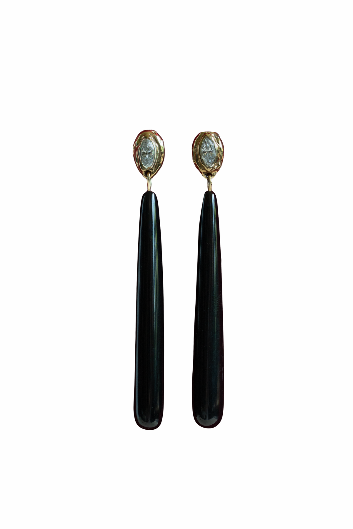 Marquis Diamond Pendulum Earrings