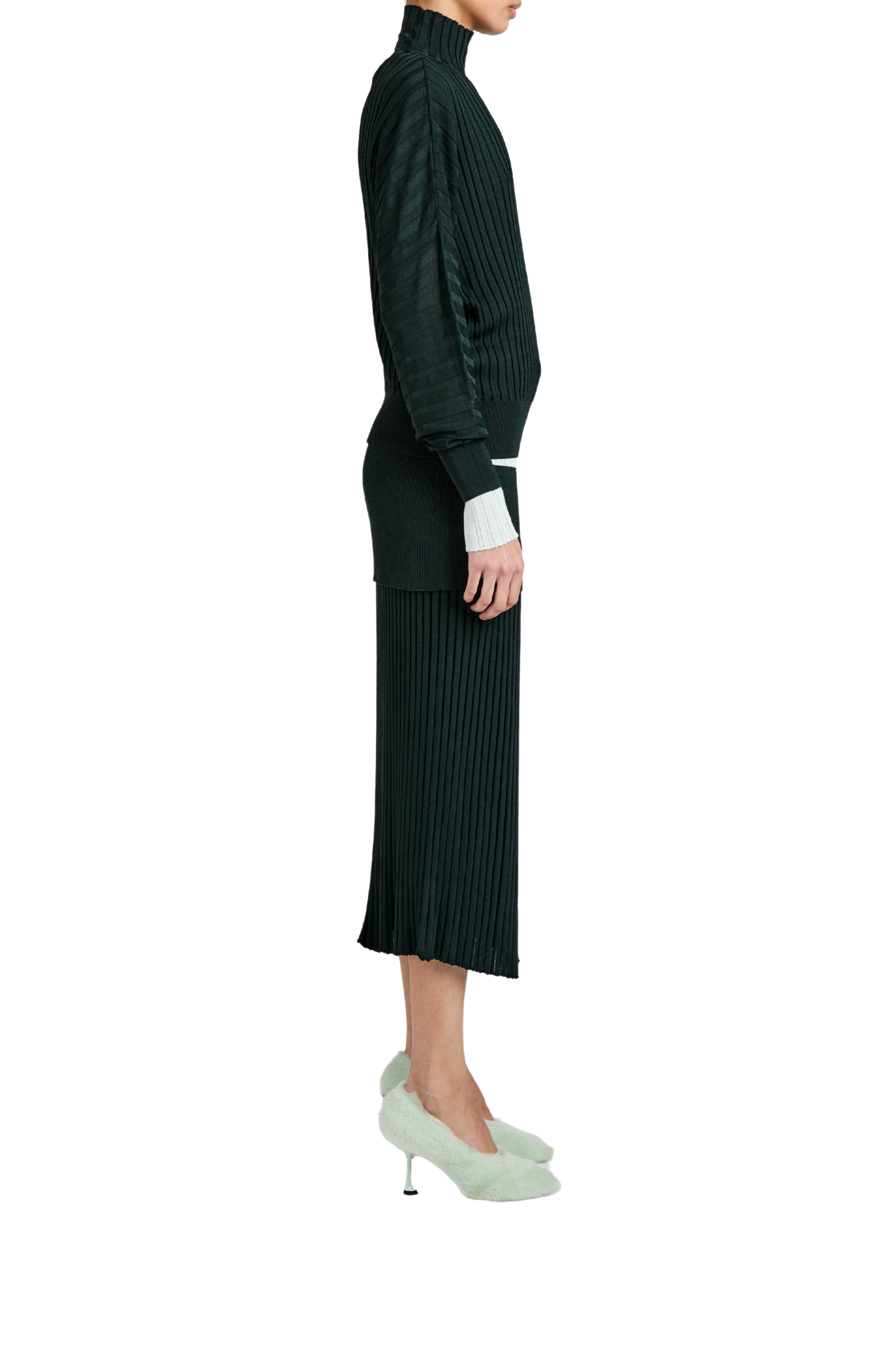 Luiza Skirt In Sunburst Rib