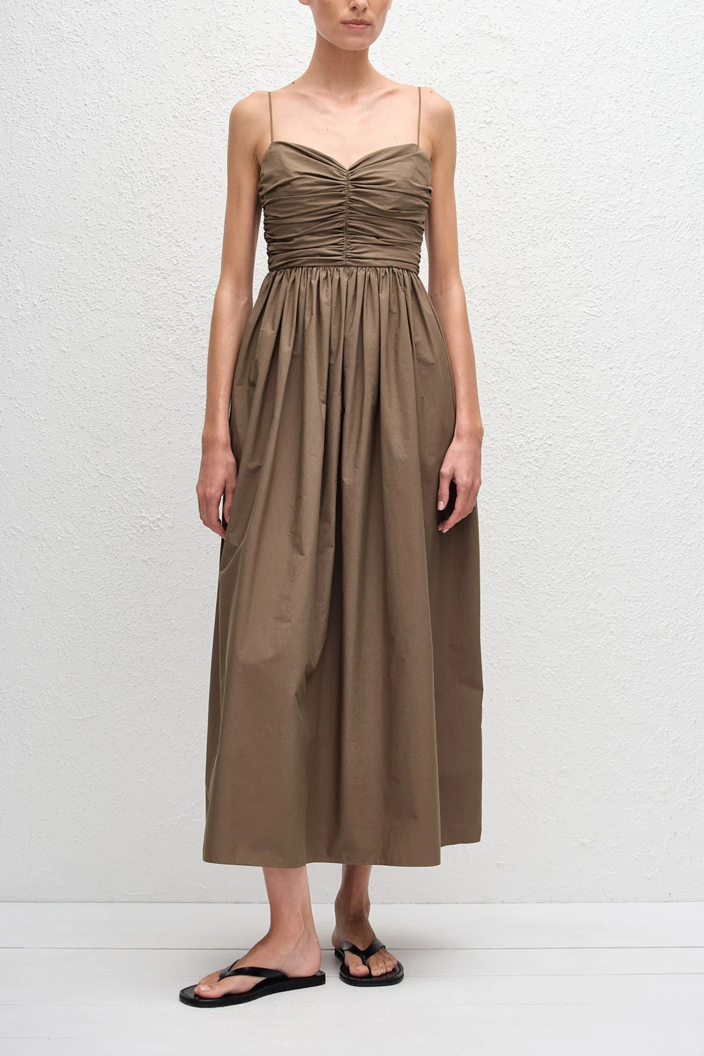 Gathered Bodice Dress