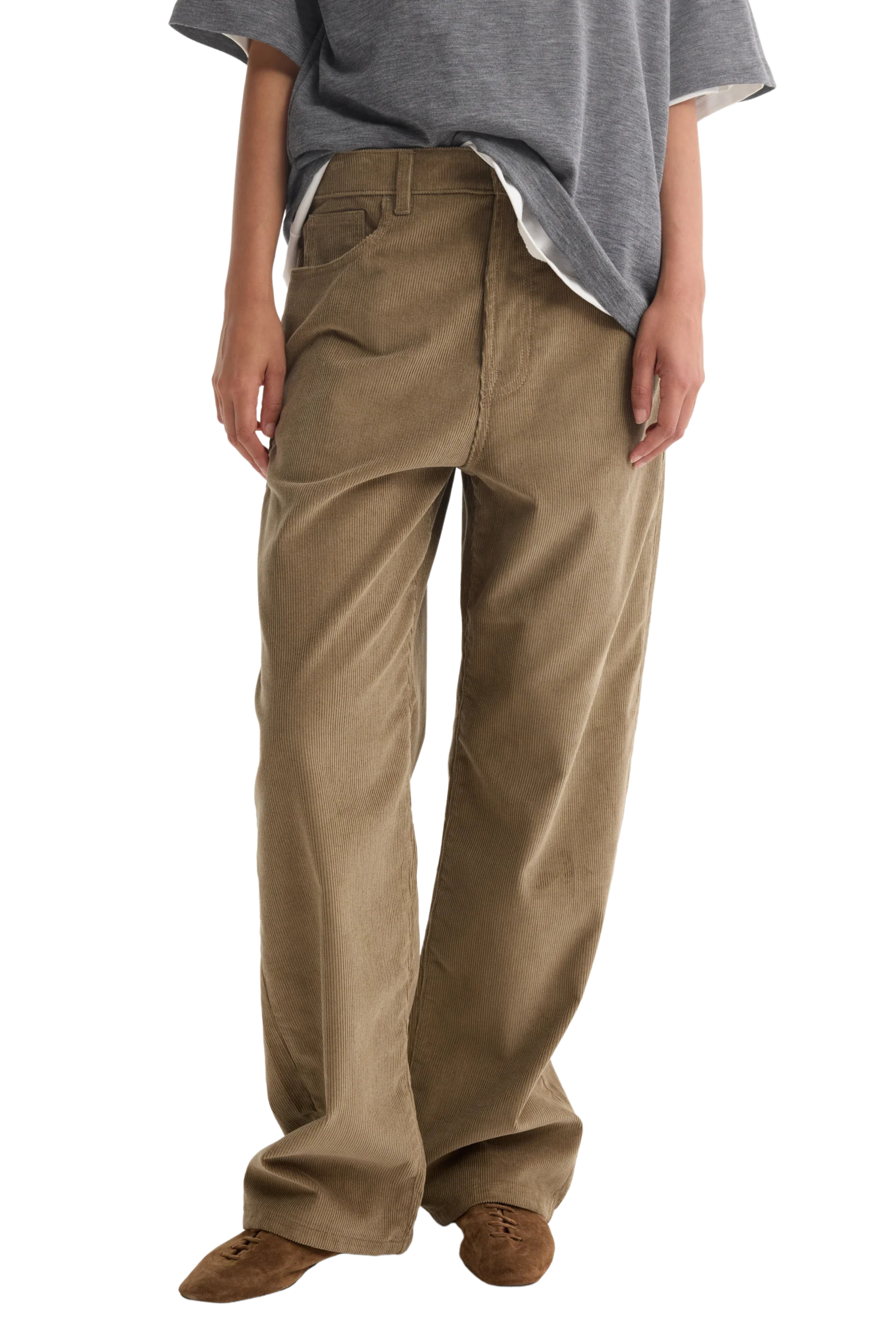 Relaxed Corduroy Trousers