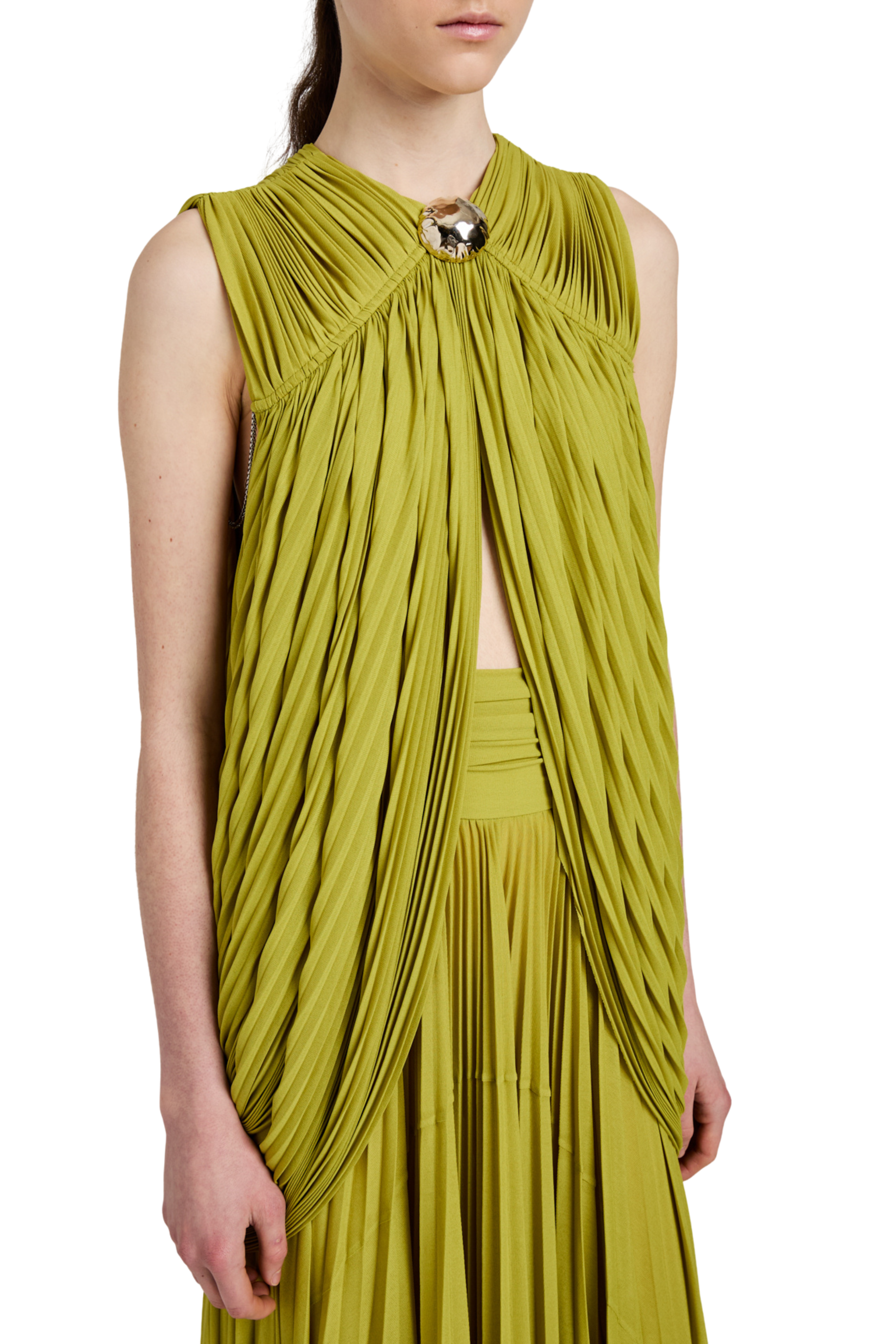 Bari Dress in Gauzy Jersey