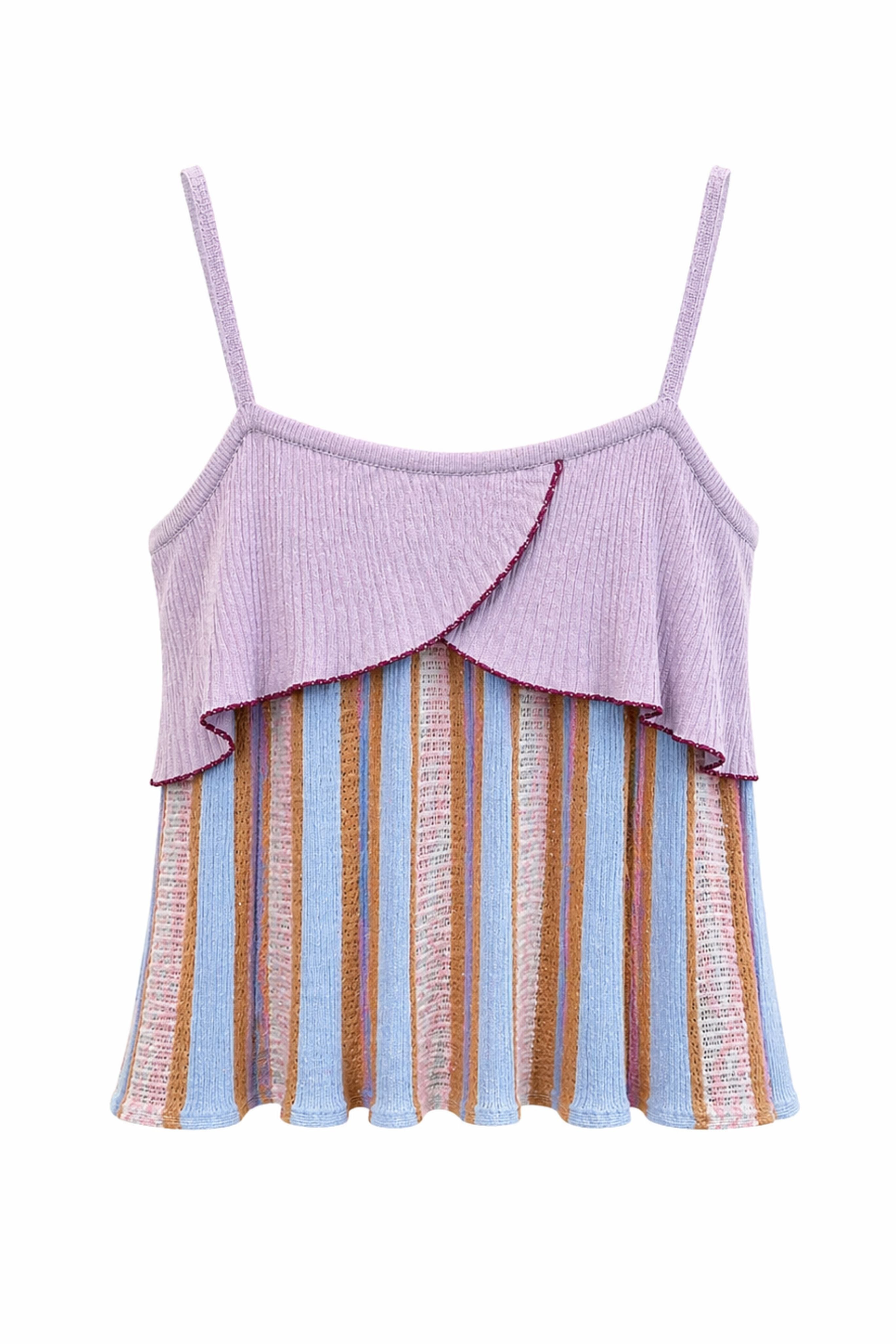 Les folies intarsia top